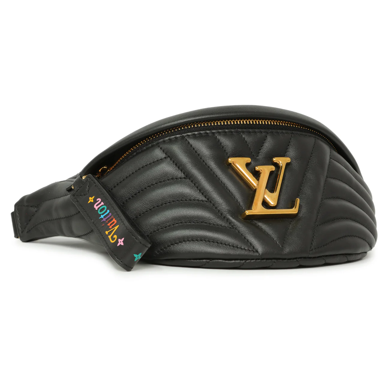 Louis Vuitton Black Quilted Calfskin New Wave Bumbag - Image 3