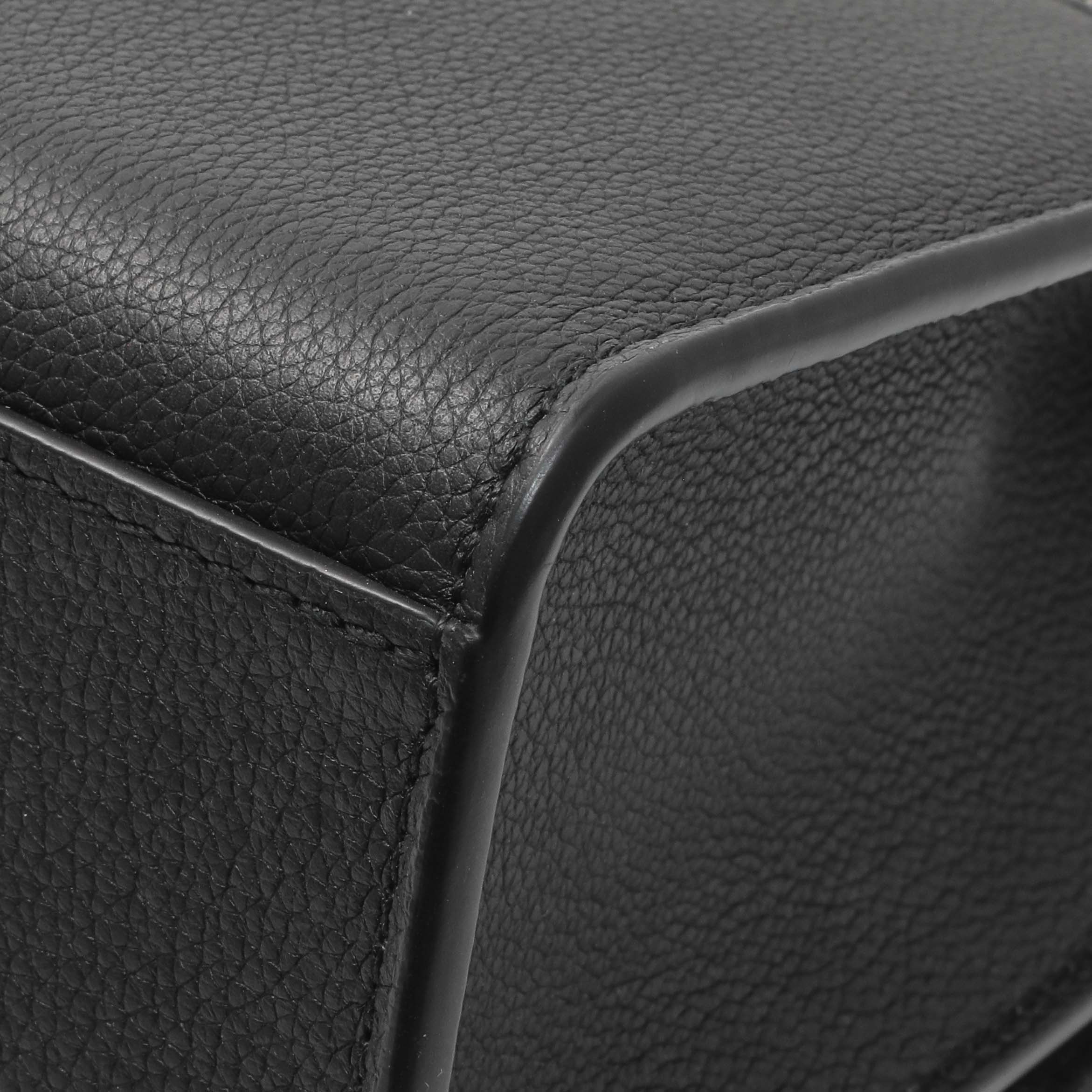 Louis Vuitton Black Soft Calfskin Mylockme Chain Bag - Image 7