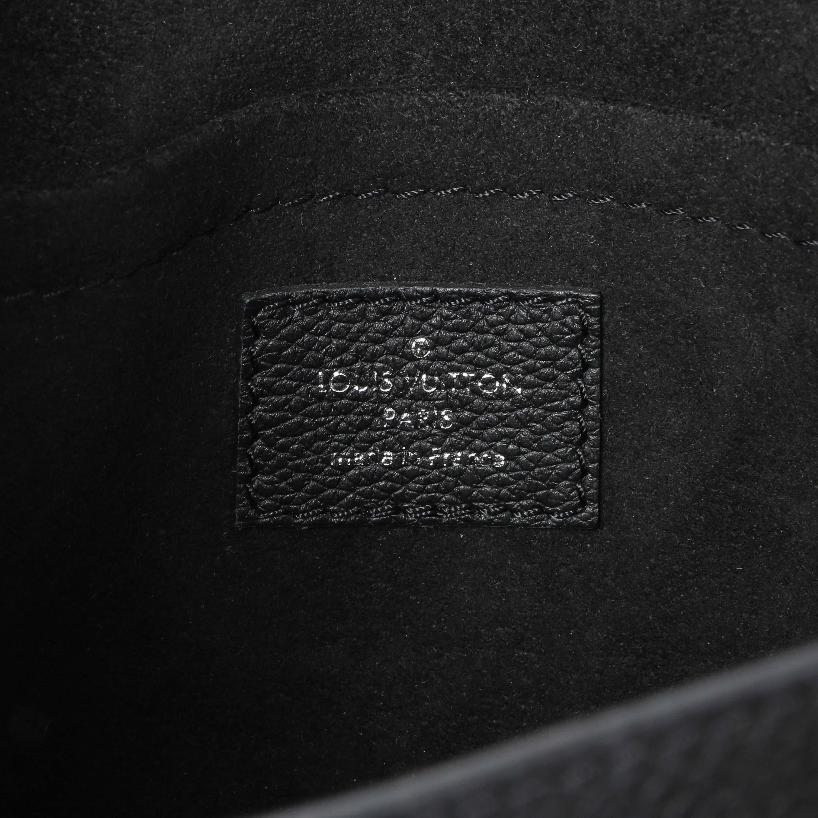 Louis Vuitton Black Soft Calfskin Mylockme Chain Bag - Image 9