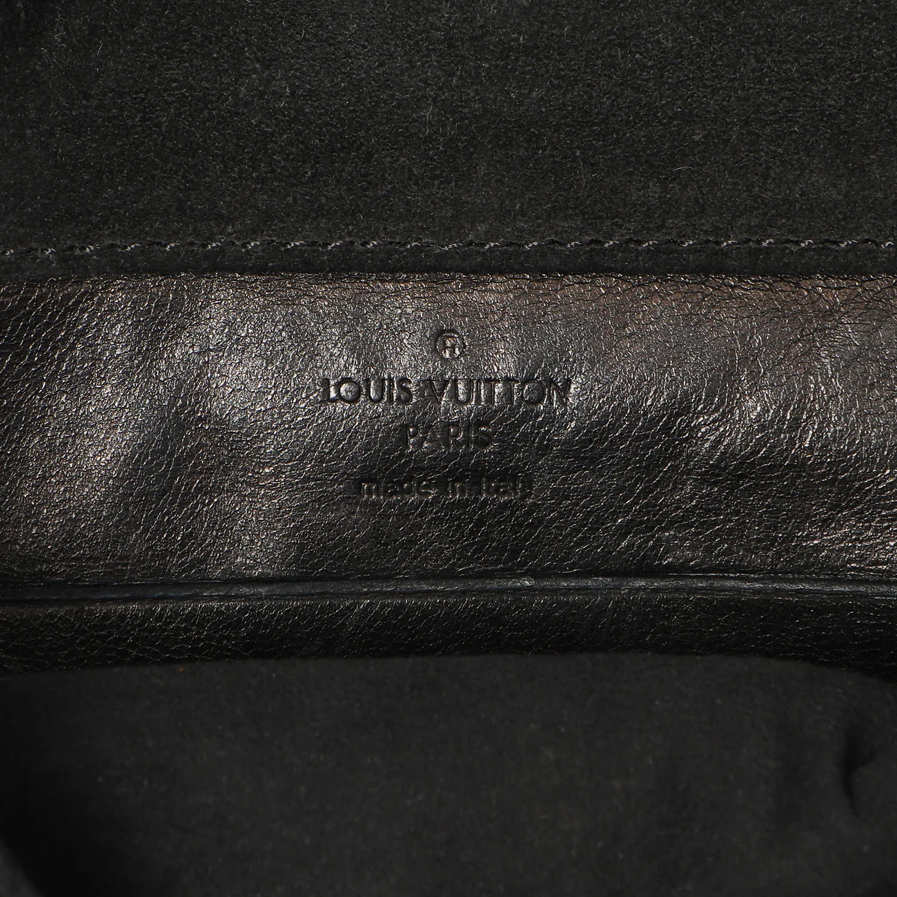 Louis Vuitton Black Suede Sofia Coppola Slim Clutch - Image 9