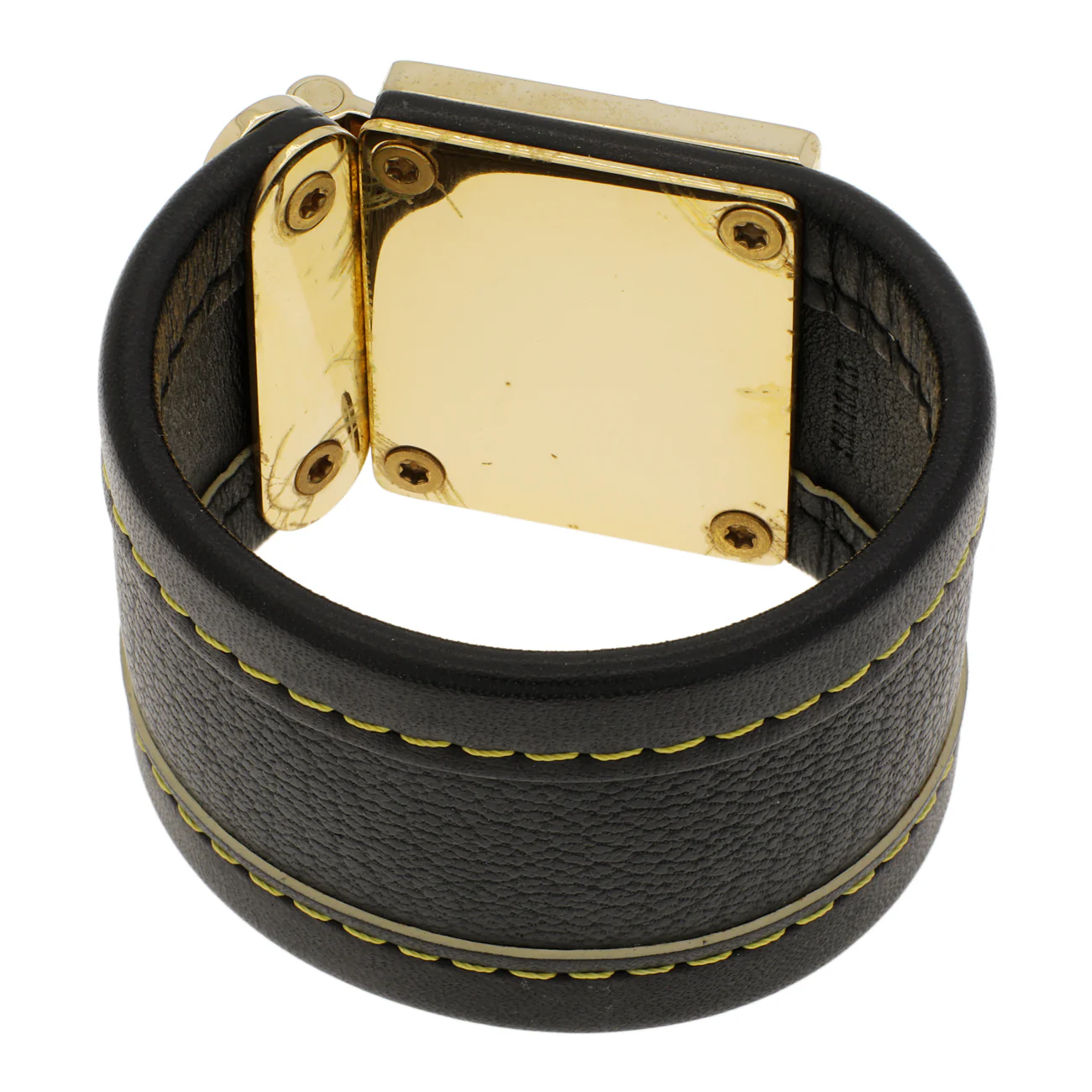 Louis Vuitton Black Suhali S Lock Bracelet - Image 2