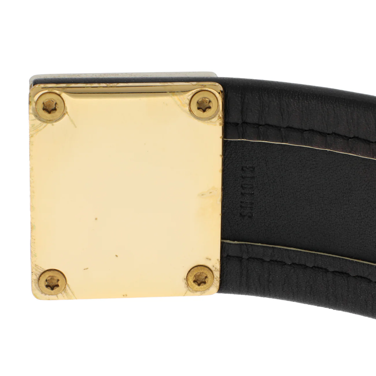 Louis Vuitton Black Suhali S Lock Bracelet - Image 4