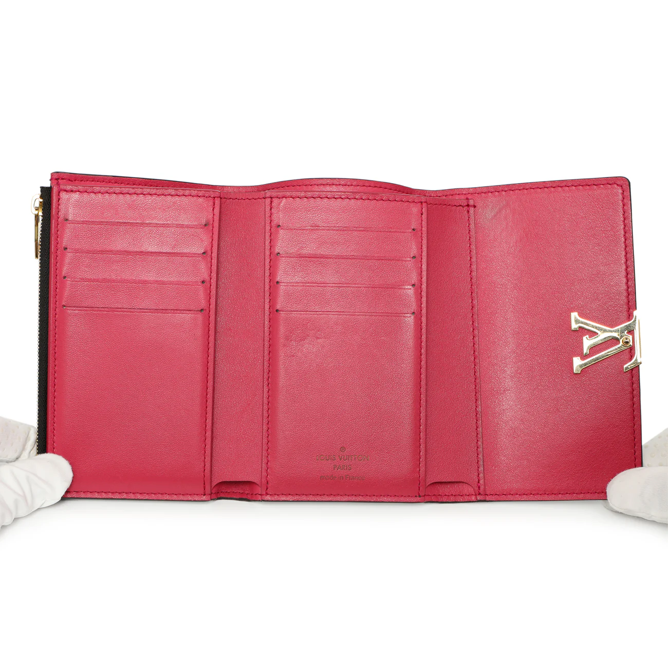 Louis Vuitton Black Taurillon Capucines Compact Wallet - Image 4