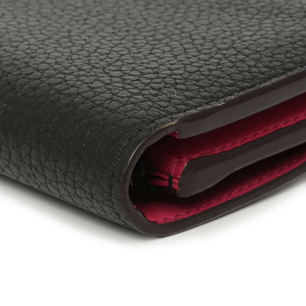 Louis Vuitton Black Taurillon Capucines Compact Wallet - Image 7