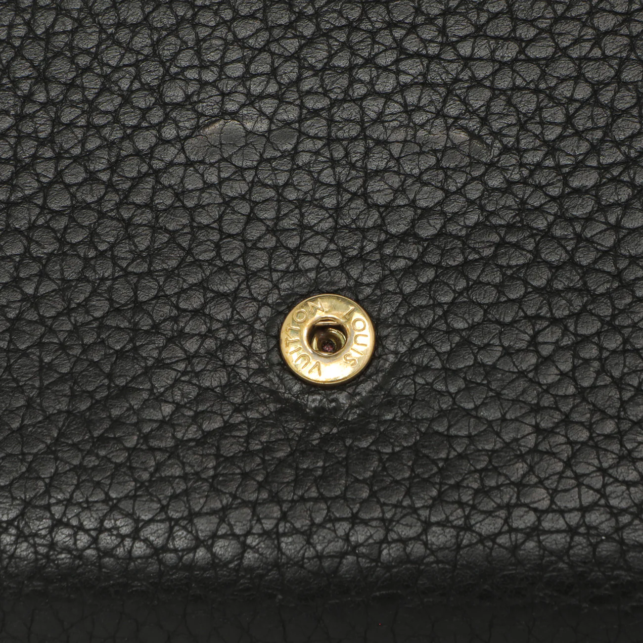 Louis Vuitton Black Taurillon Capucines Compact Wallet - Image 9