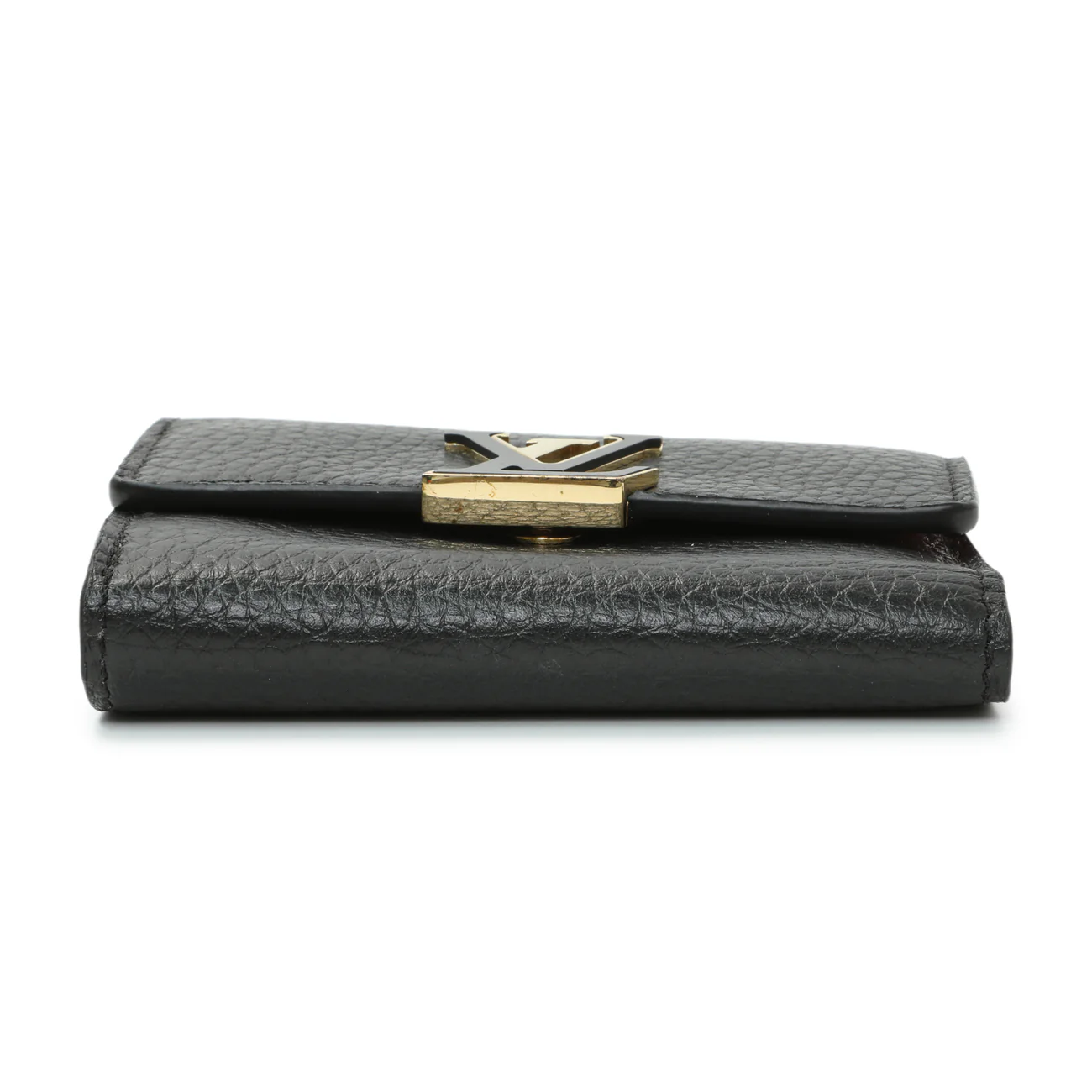 Louis Vuitton Black Taurillon Capucines XS Wallet - Image 3