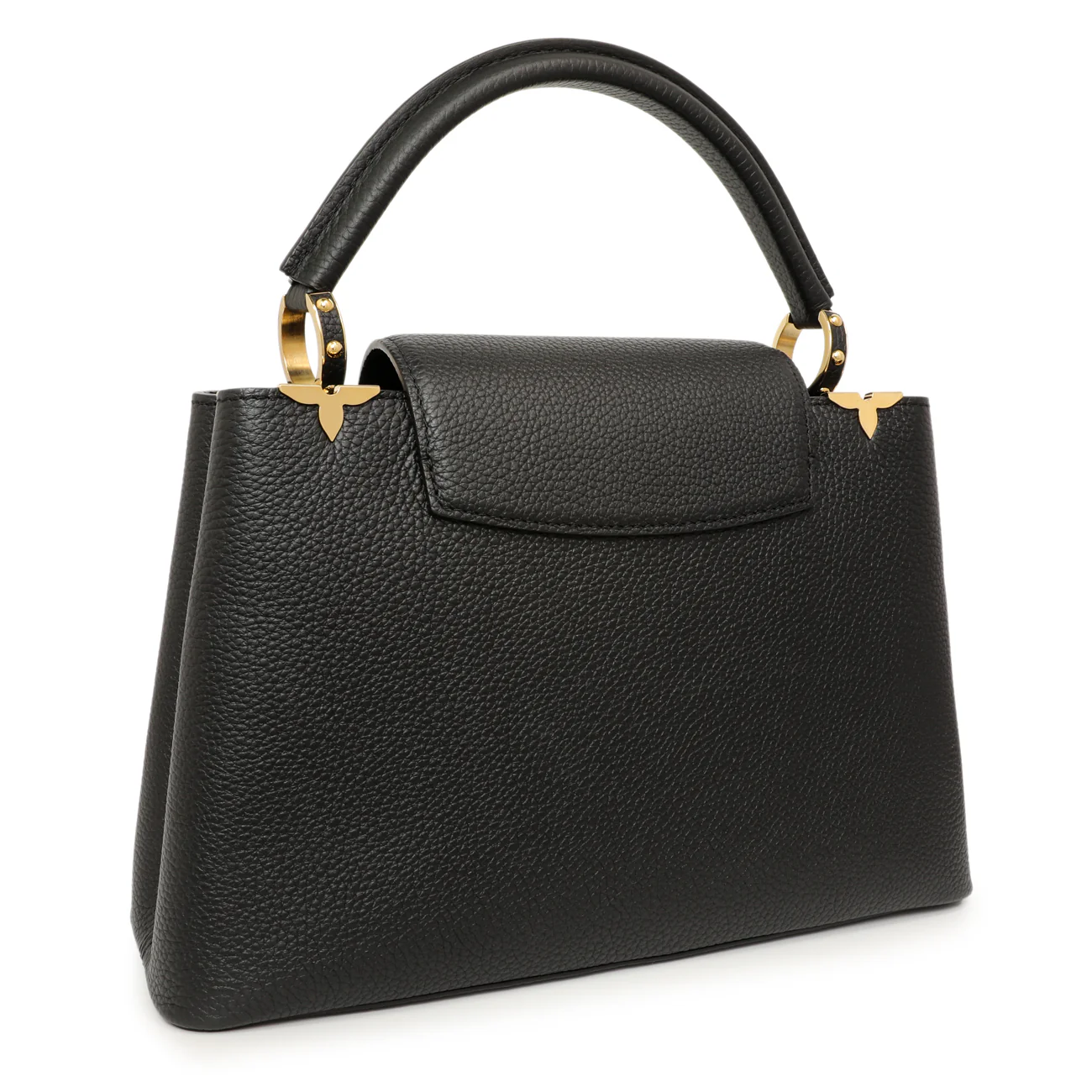 Louis Vuitton Black Taurillon Flower Crown Capucines PM - Image 2