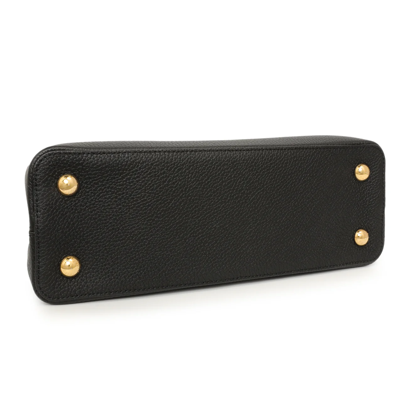 Louis Vuitton Black Taurillon Flower Crown Capucines PM - Image 3