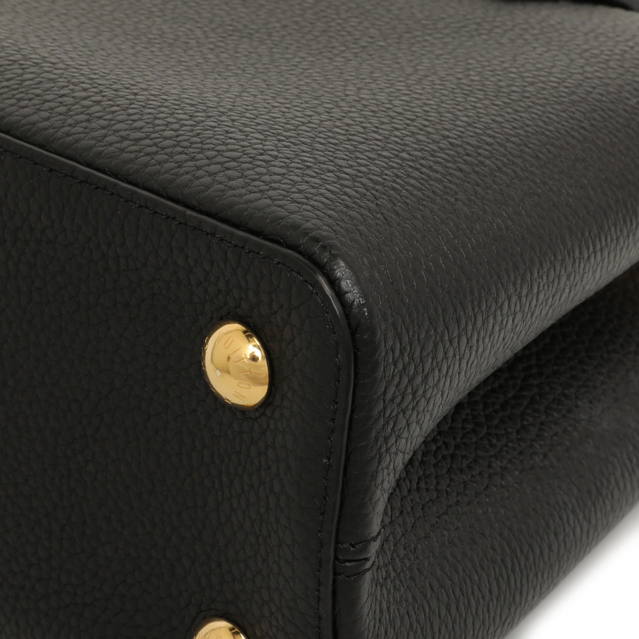 Louis Vuitton Black Taurillon Flower Crown Capucines PM - Image 7