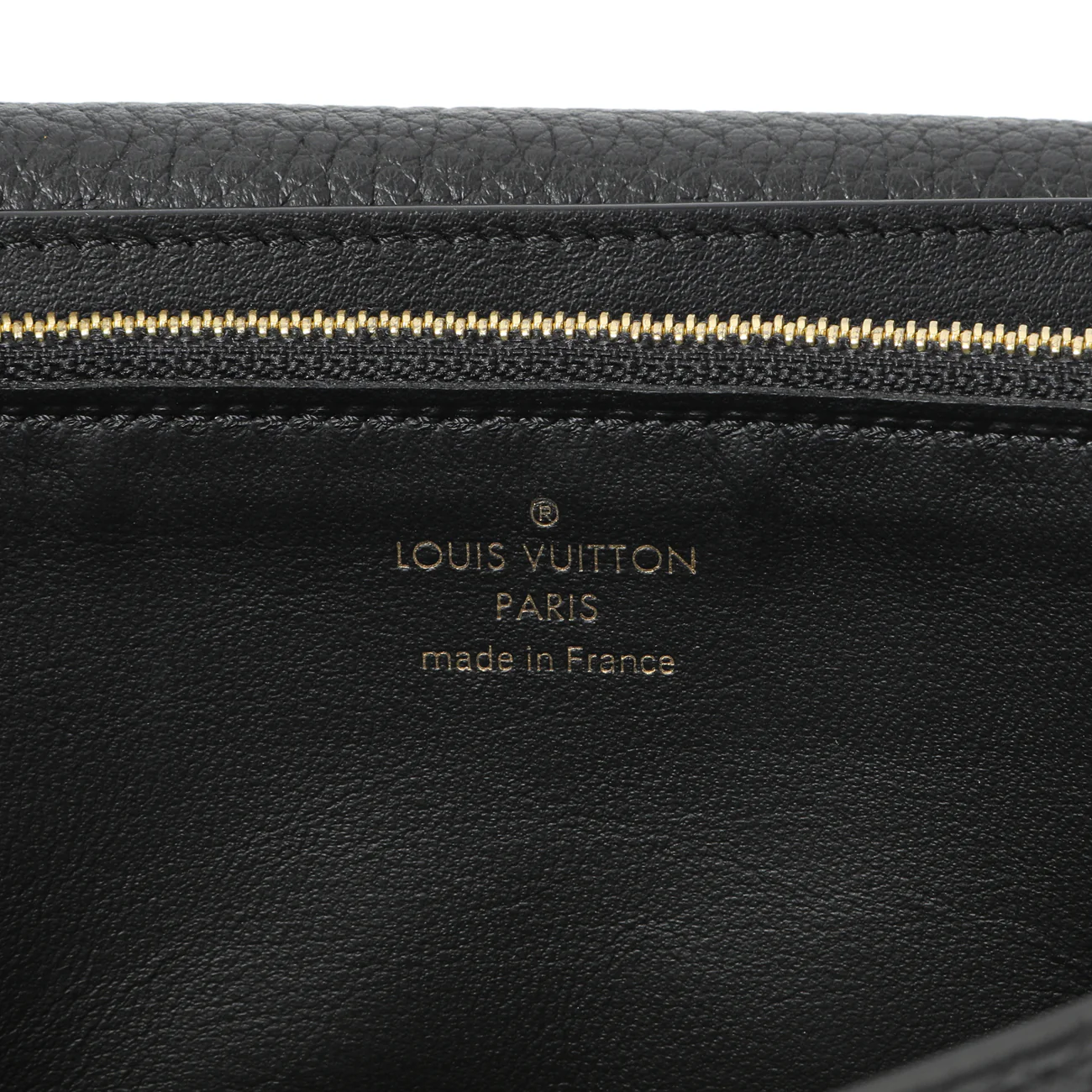 Louis Vuitton Black Taurillon Leather Flower Studded Capucines Wallet - Image 5