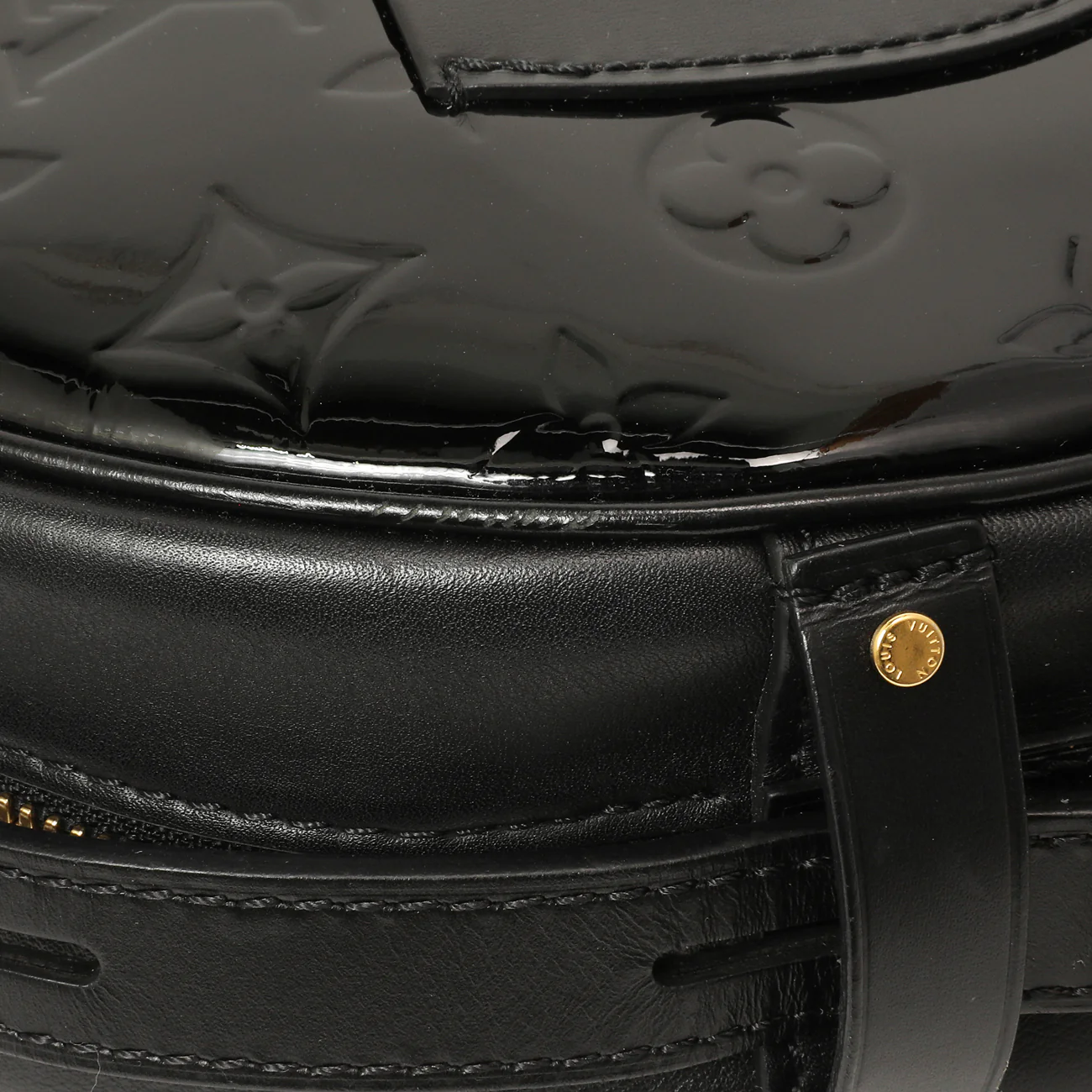 Louis Vuitton Black Vernis Boite Chapeau Souple MM - Image 11