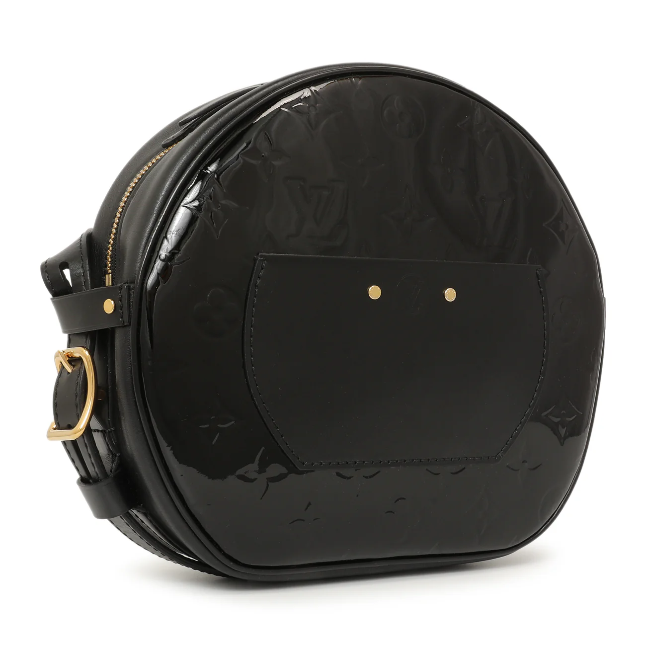 Louis Vuitton Black Vernis Boite Chapeau Souple MM - Image 3