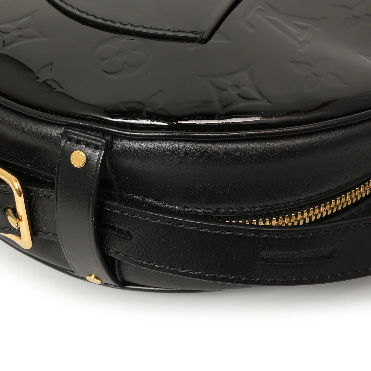 Louis Vuitton Black Vernis Boite Chapeau Souple MM - Image 8