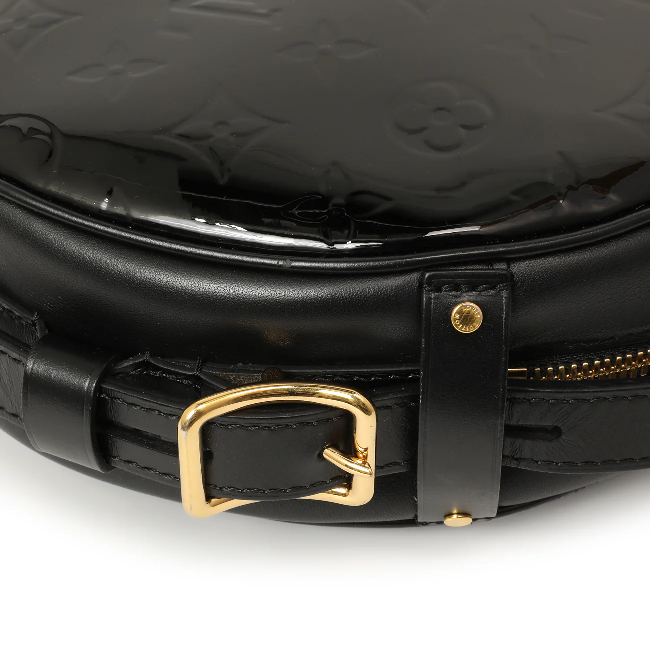 Louis Vuitton Black Vernis Boite Chapeau Souple MM - Image 9