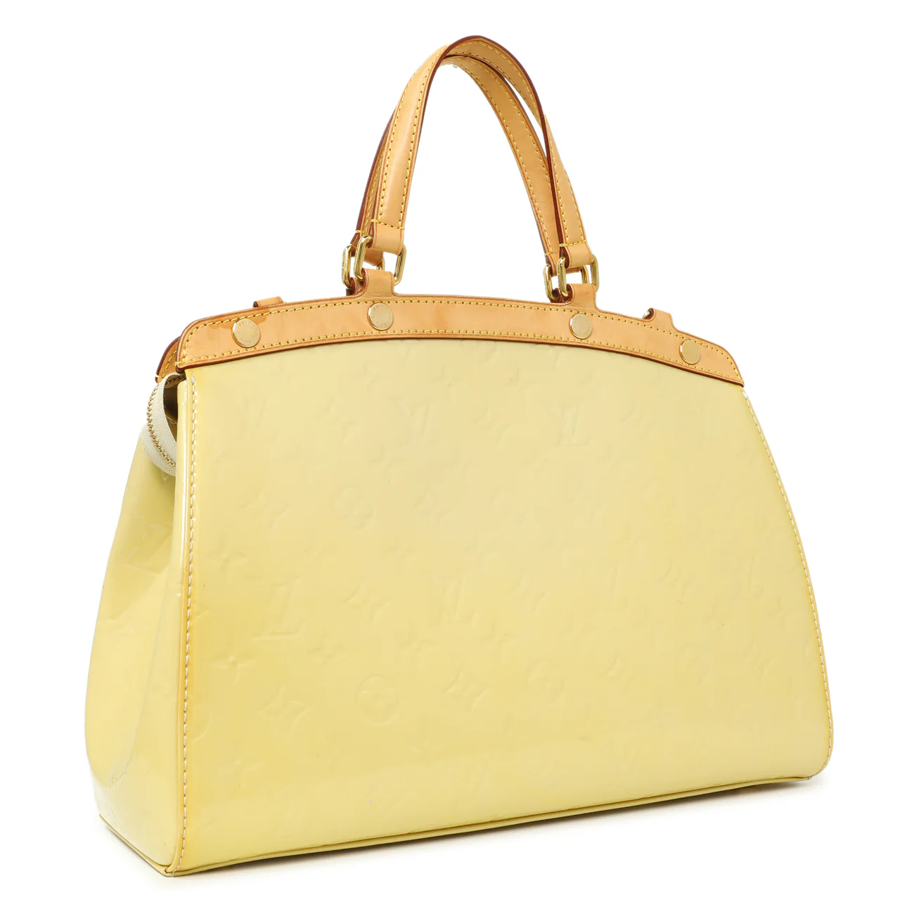 Louis Vuitton Blanc Corail Vernis Brea MM - Image 2