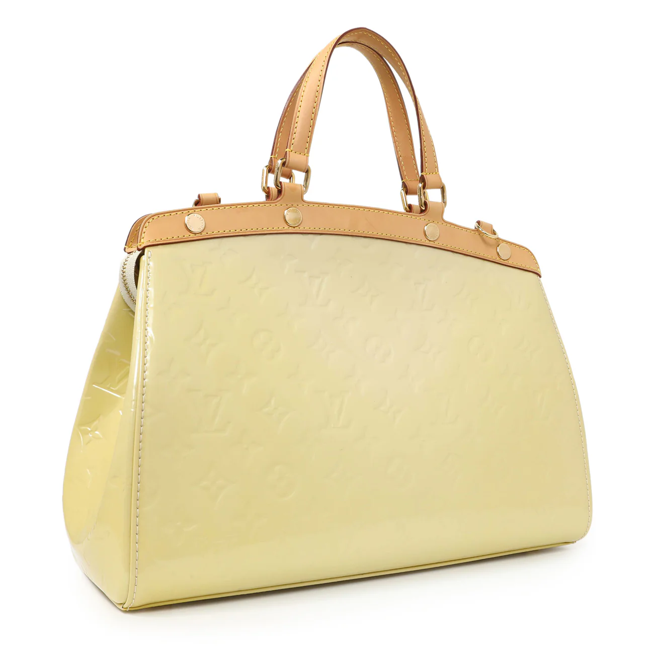 Louis Vuitton Blanc Corail Vernis Brea MM - Image 2