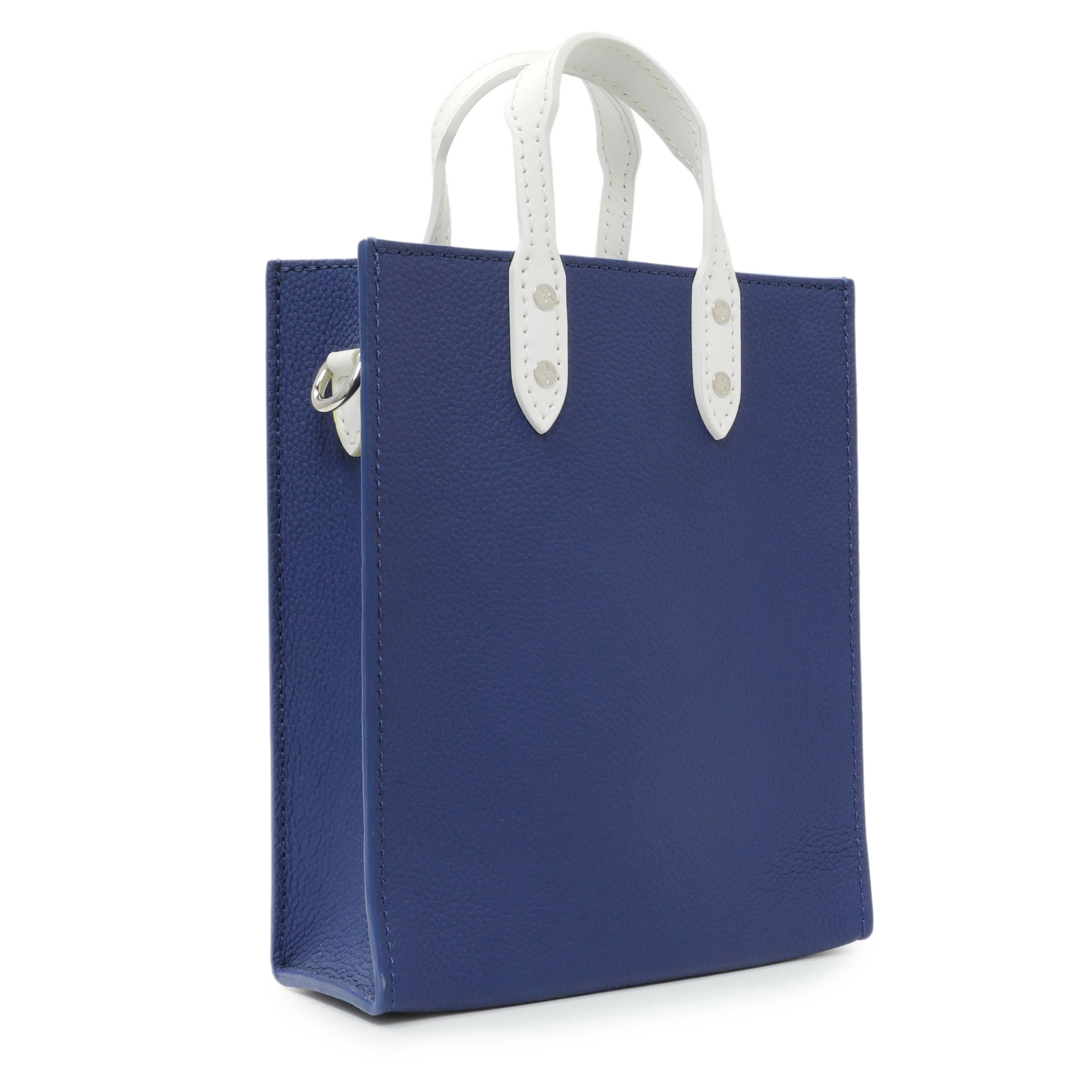 Louis Vuitton Blue Calfskin Virgil Abloh Sac Plat XS - Image 2