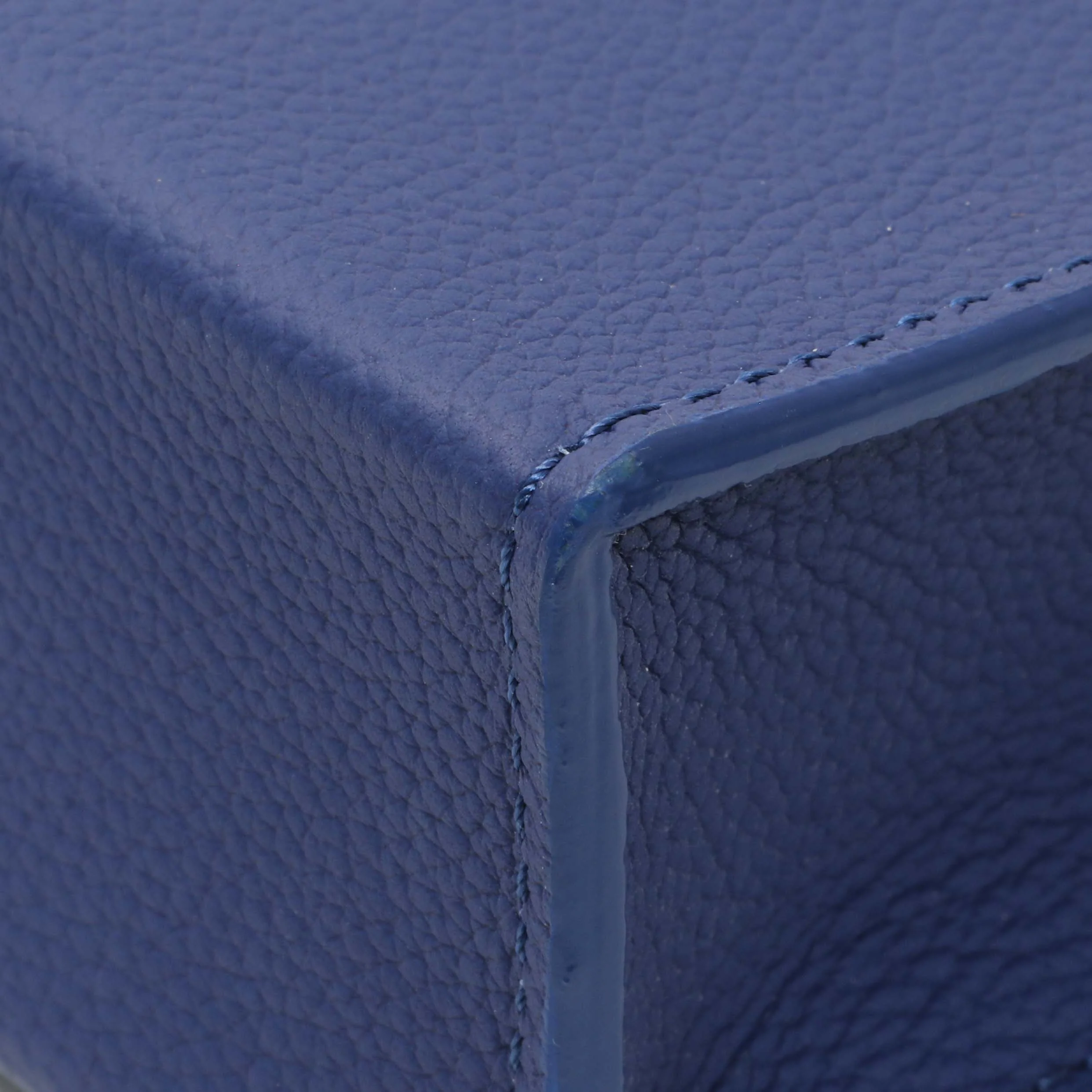 Louis Vuitton Blue Calfskin Virgil Abloh Sac Plat XS - Image 5