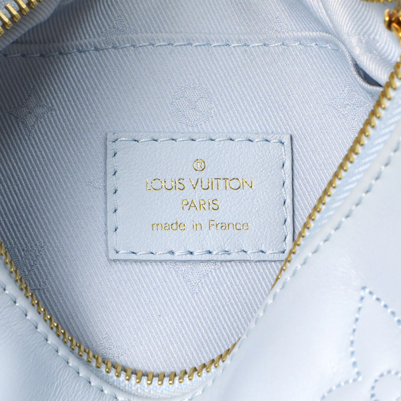 Louis Vuitton Blue Glacier Calfskin Over The Moon - Image 5