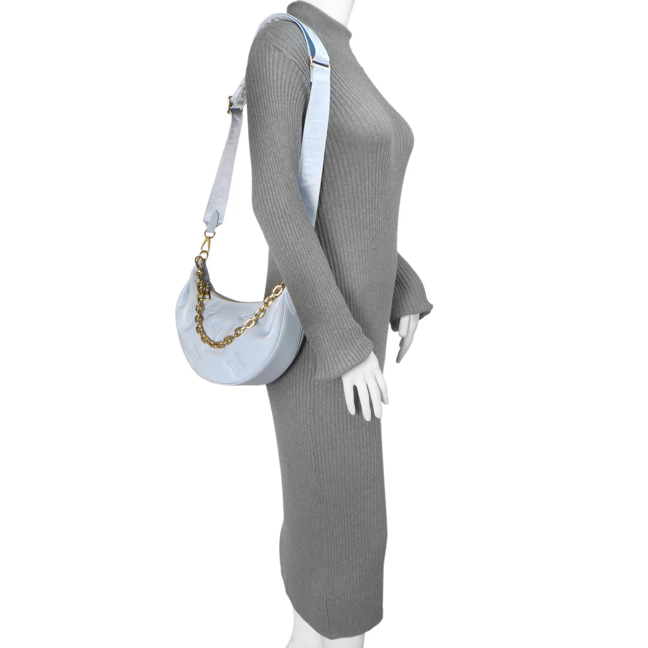Louis Vuitton Blue Glacier Calfskin Over The Moon - Image 6