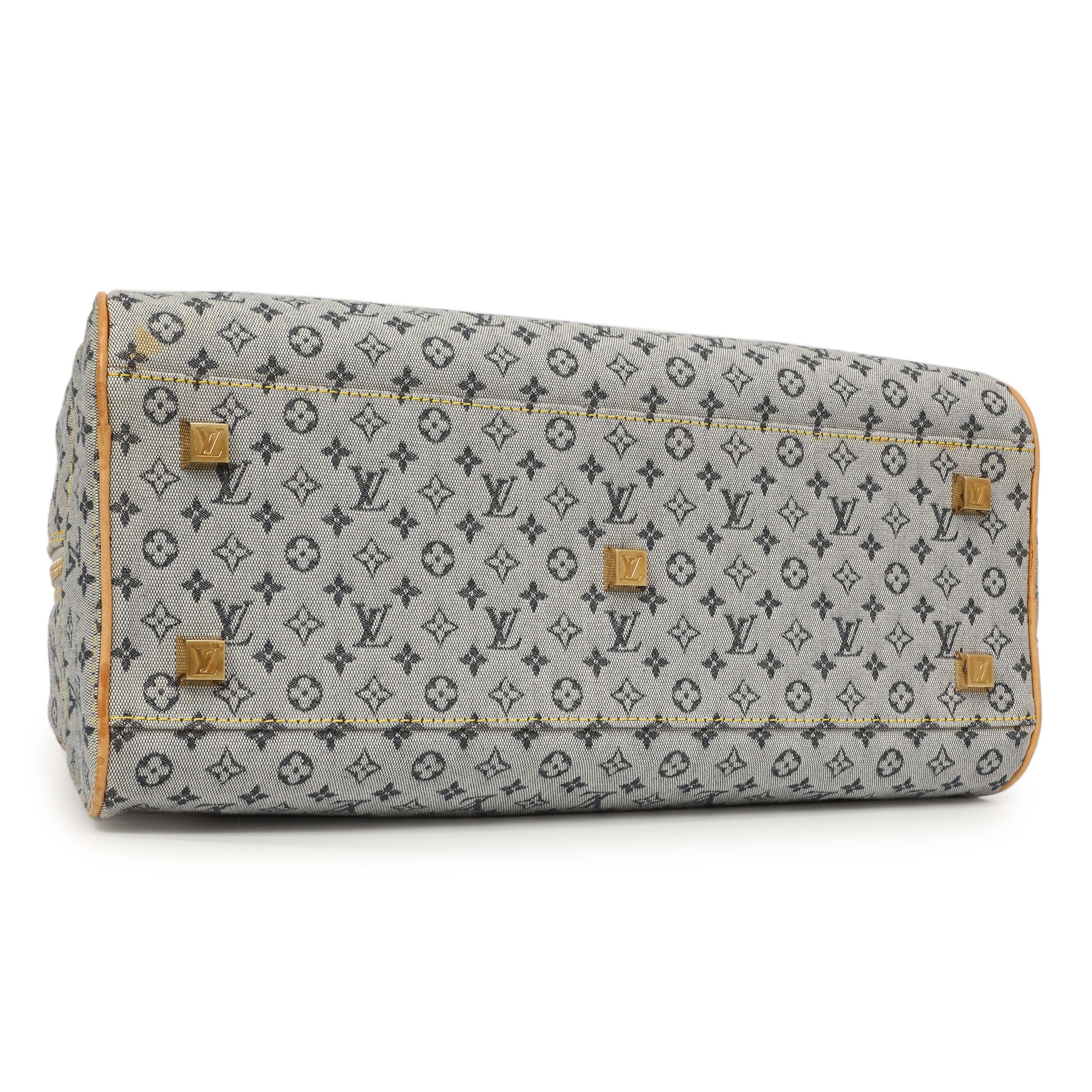 Louis Vuitton Blue Mini Monogram Marie - Image 3