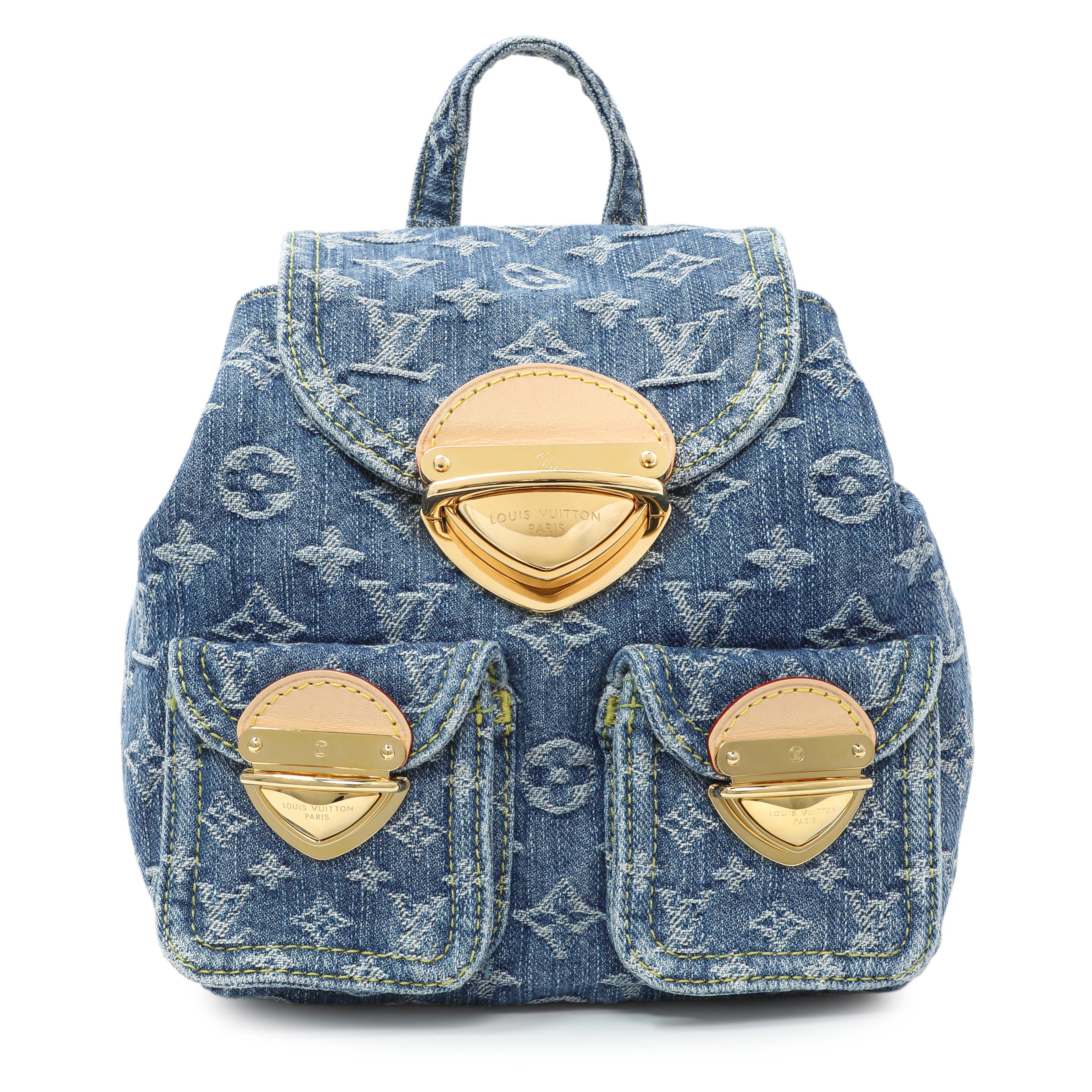 Louis Vuitton Blue Monogram Denim Venice Backpack
