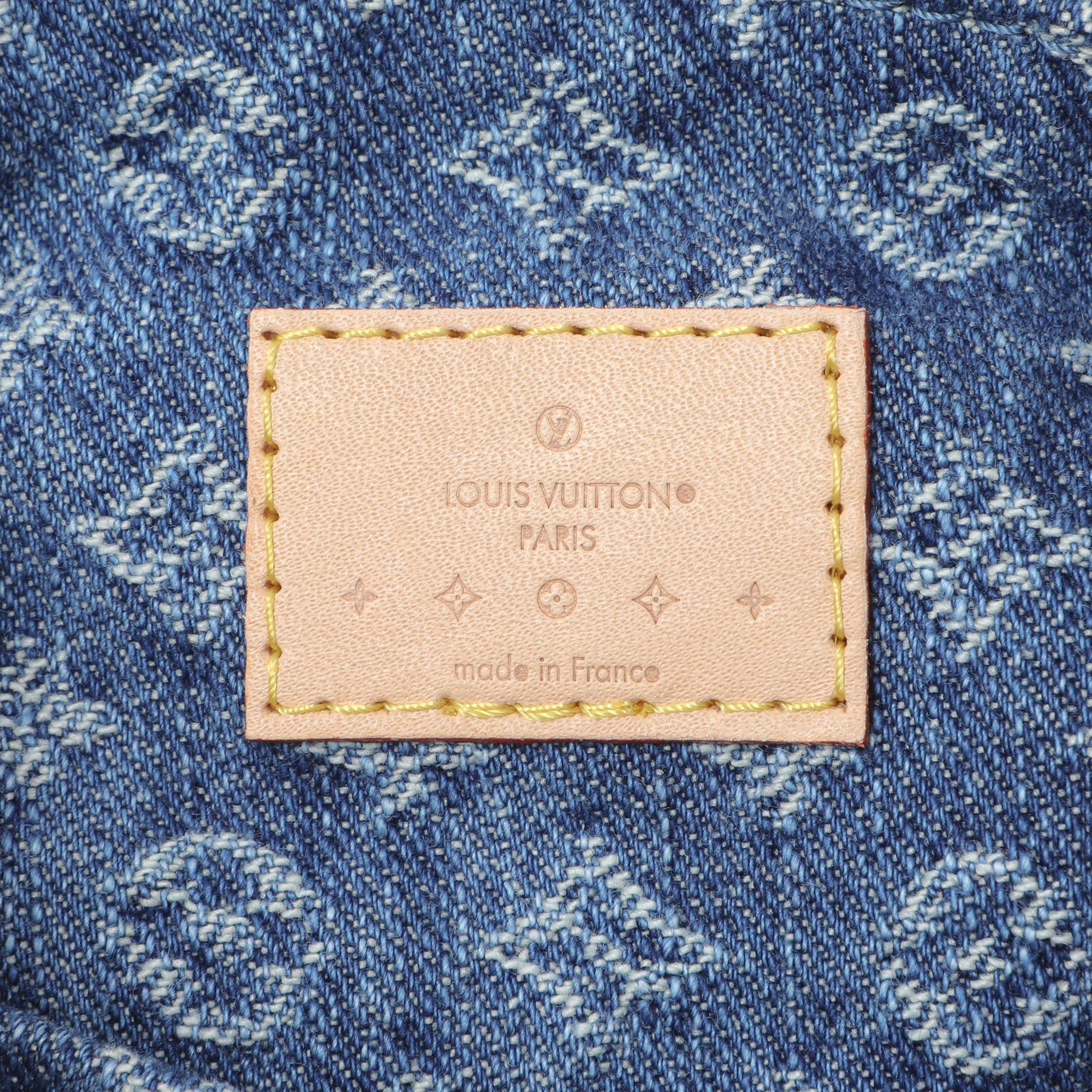 Louis Vuitton Blue Monogram Denim Venice Backpack - Image 5