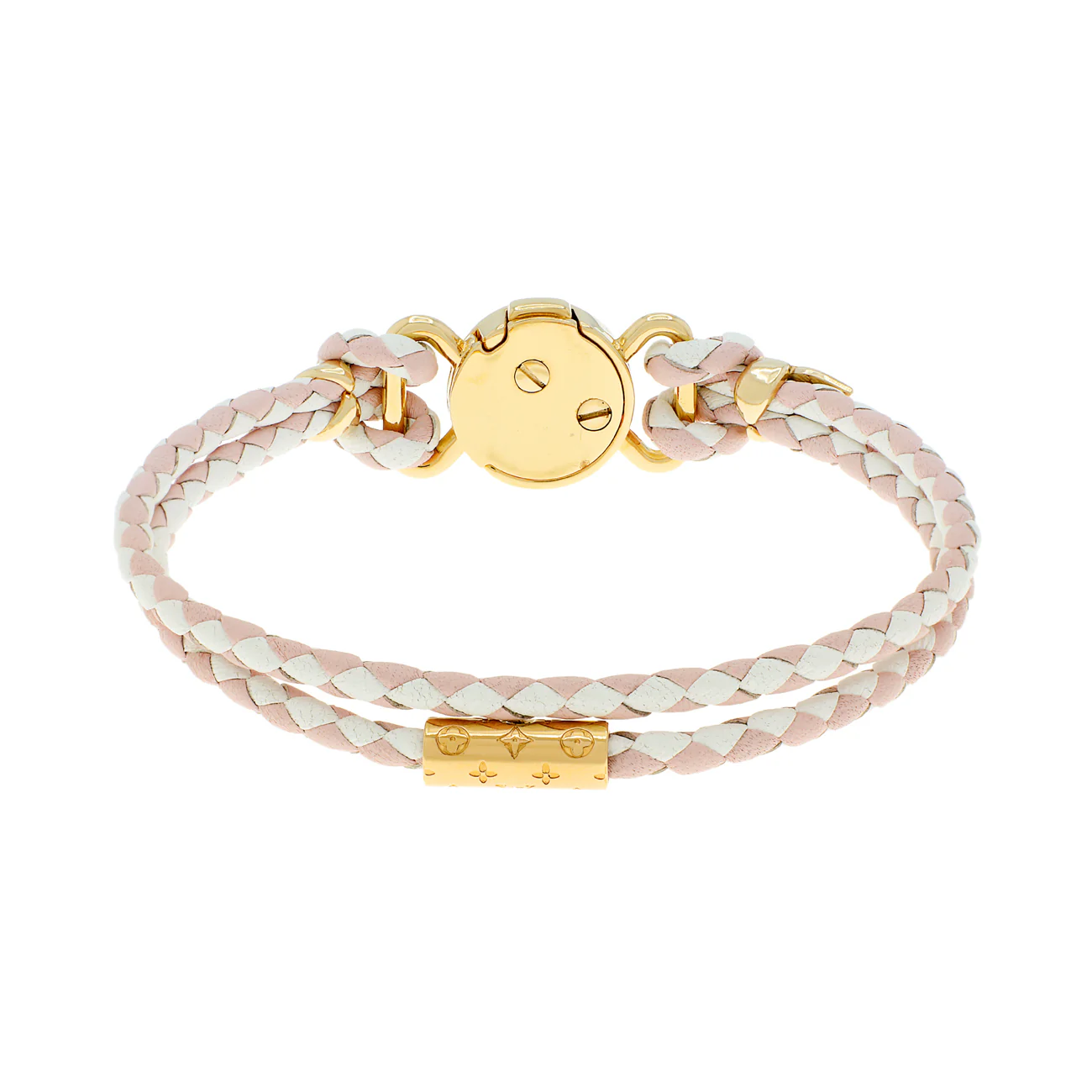 Louis Vuitton Braided Calfskin Clic It Fun and Sun Bracelet - Image 2