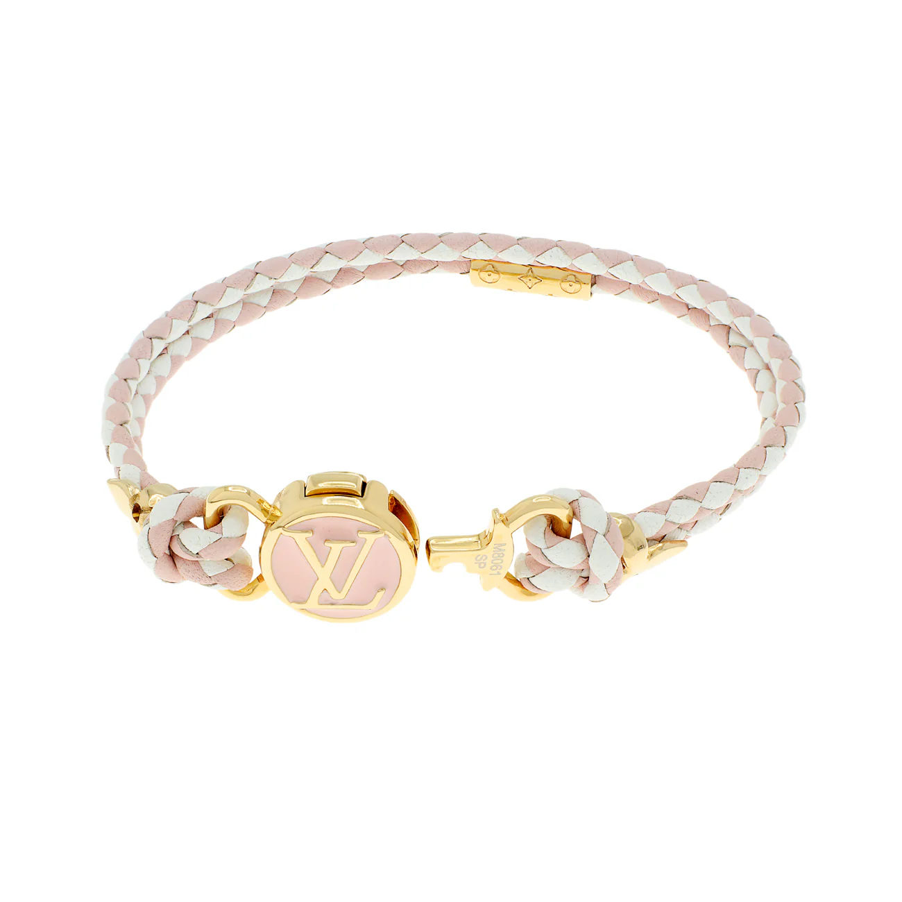 Louis Vuitton Braided Calfskin Clic It Fun and Sun Bracelet - Image 3