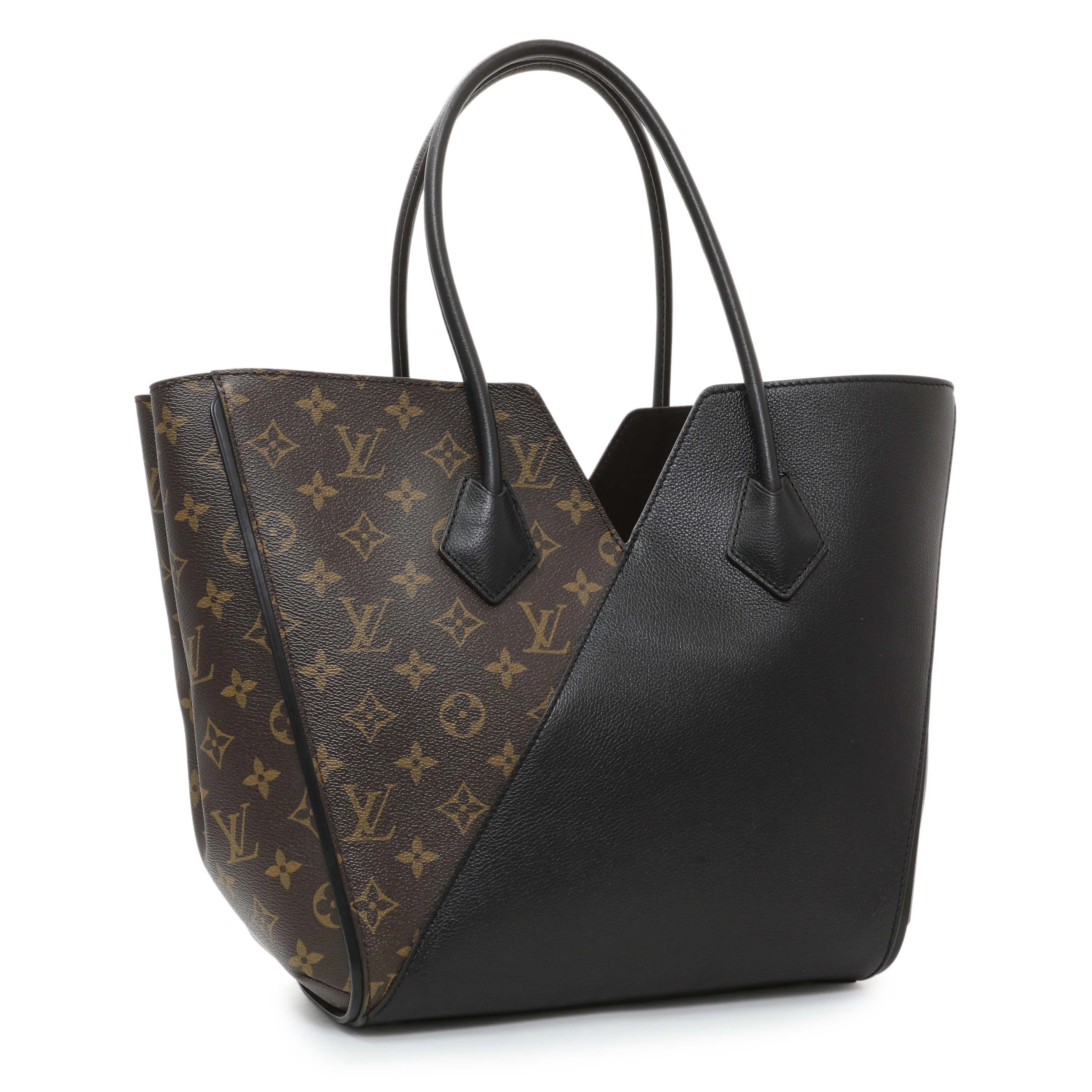 Louis Vuitton Calfskin Monogram Kimono Tote Black - Image 2