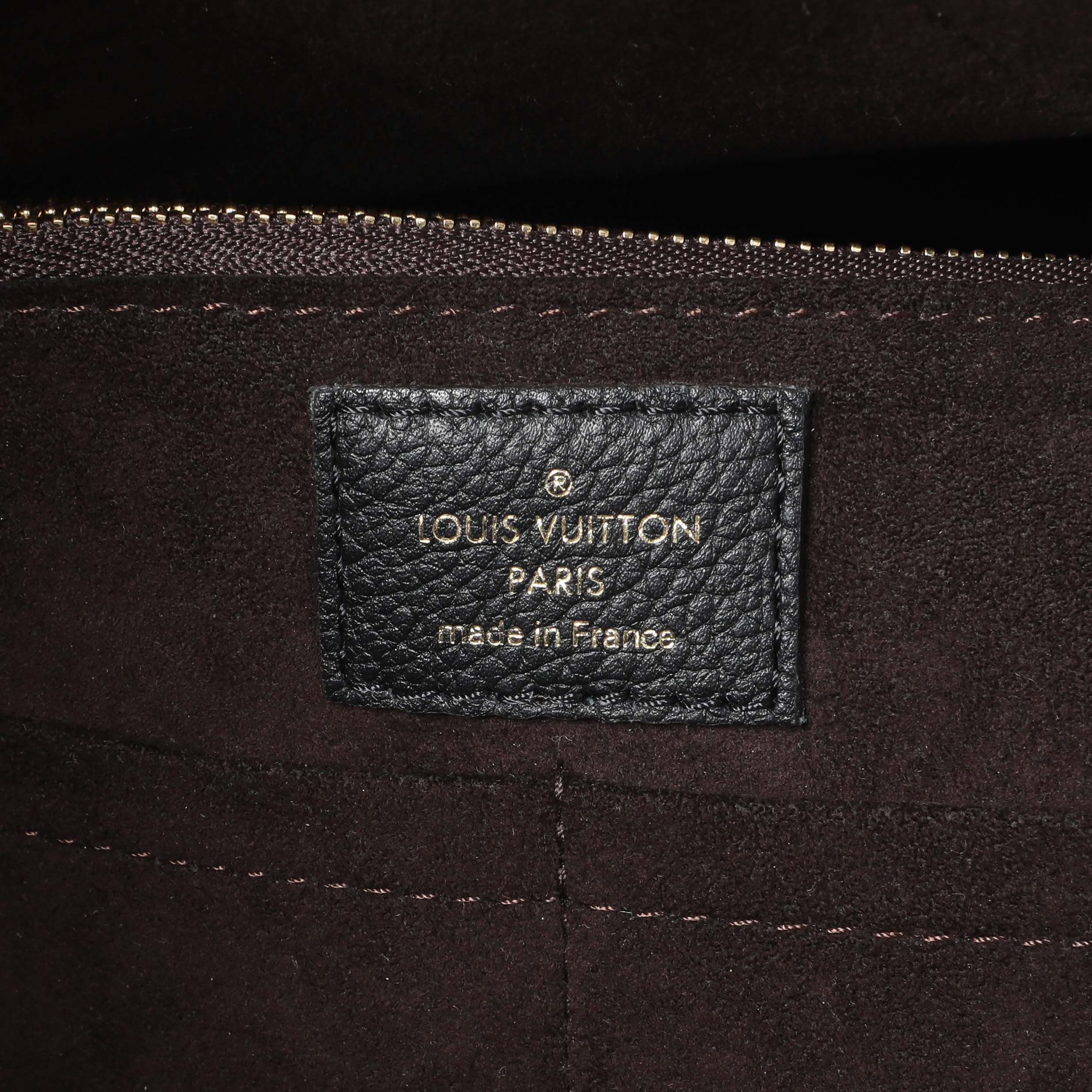 Louis Vuitton Calfskin Monogram Kimono Tote Black - Image 5