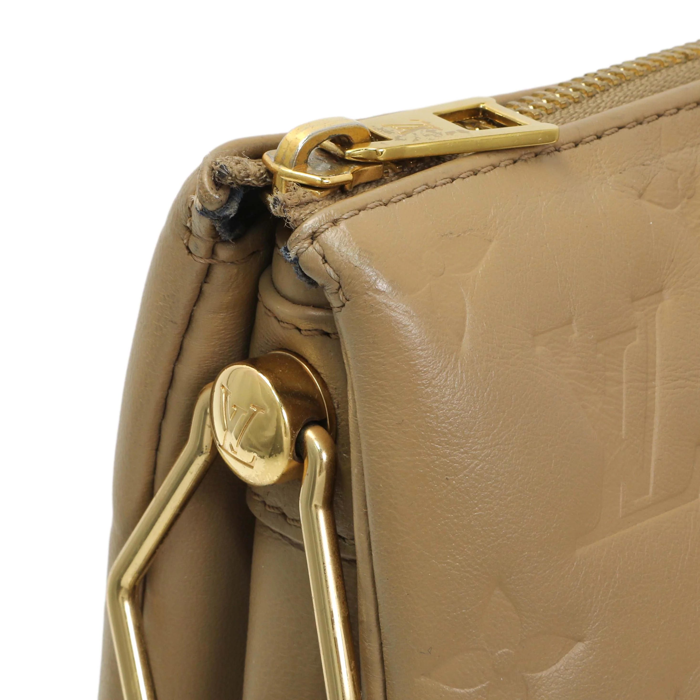 Louis Vuitton Camel Monogram Embossed Lambskin Coussin MM - Image 10