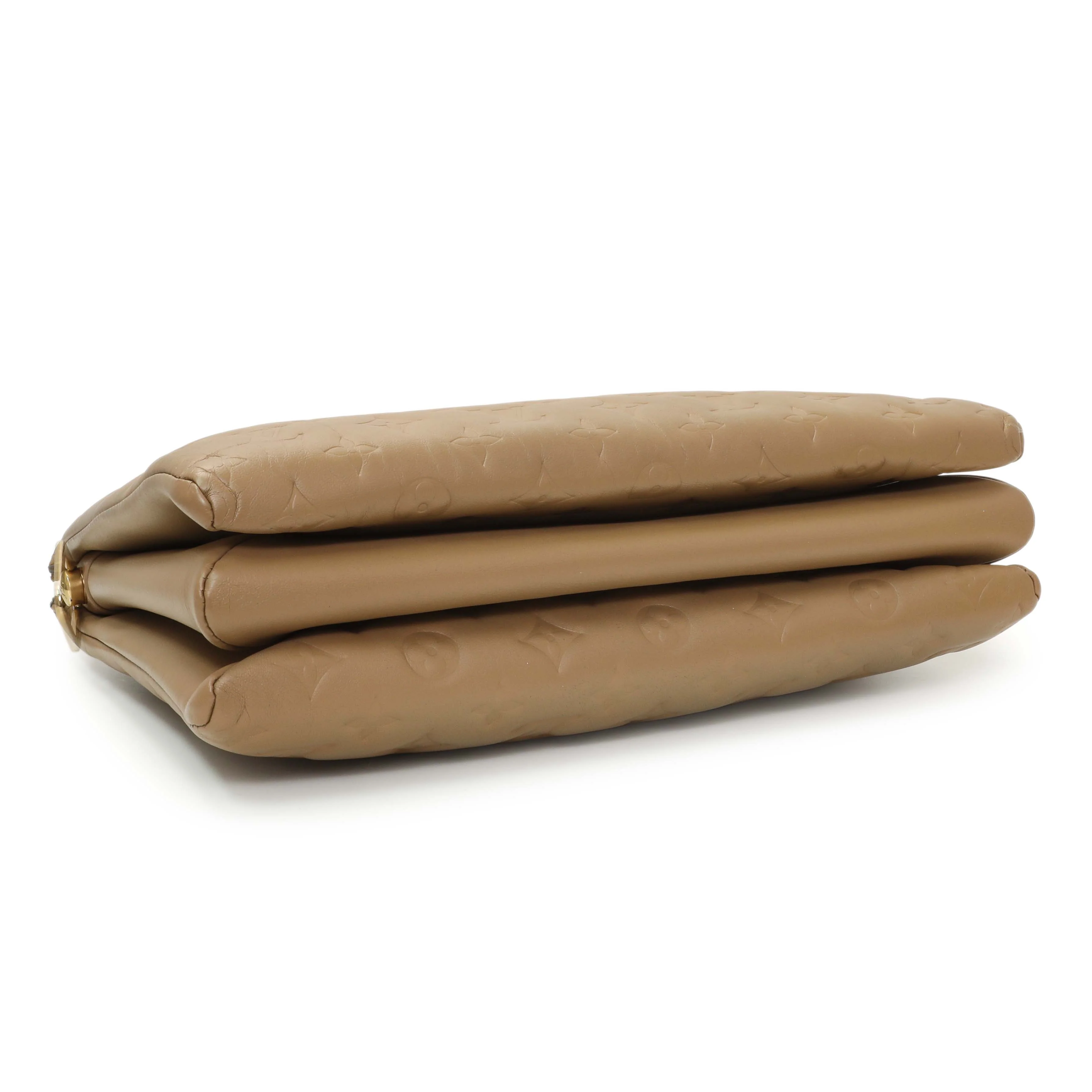 Louis Vuitton Camel Monogram Embossed Lambskin Coussin MM - Image 3