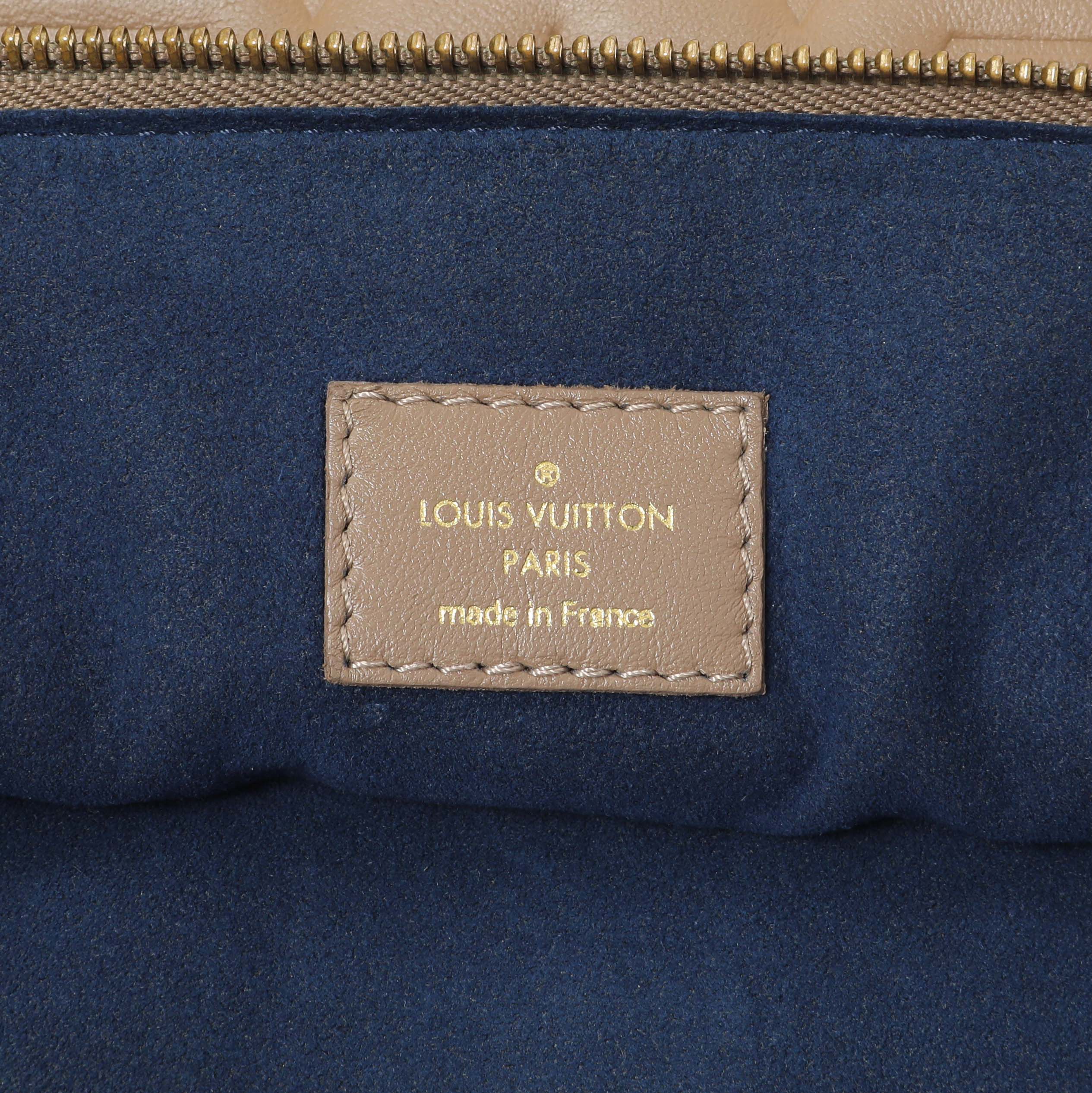 Louis Vuitton Camel Monogram Embossed Lambskin Coussin MM - Image 9