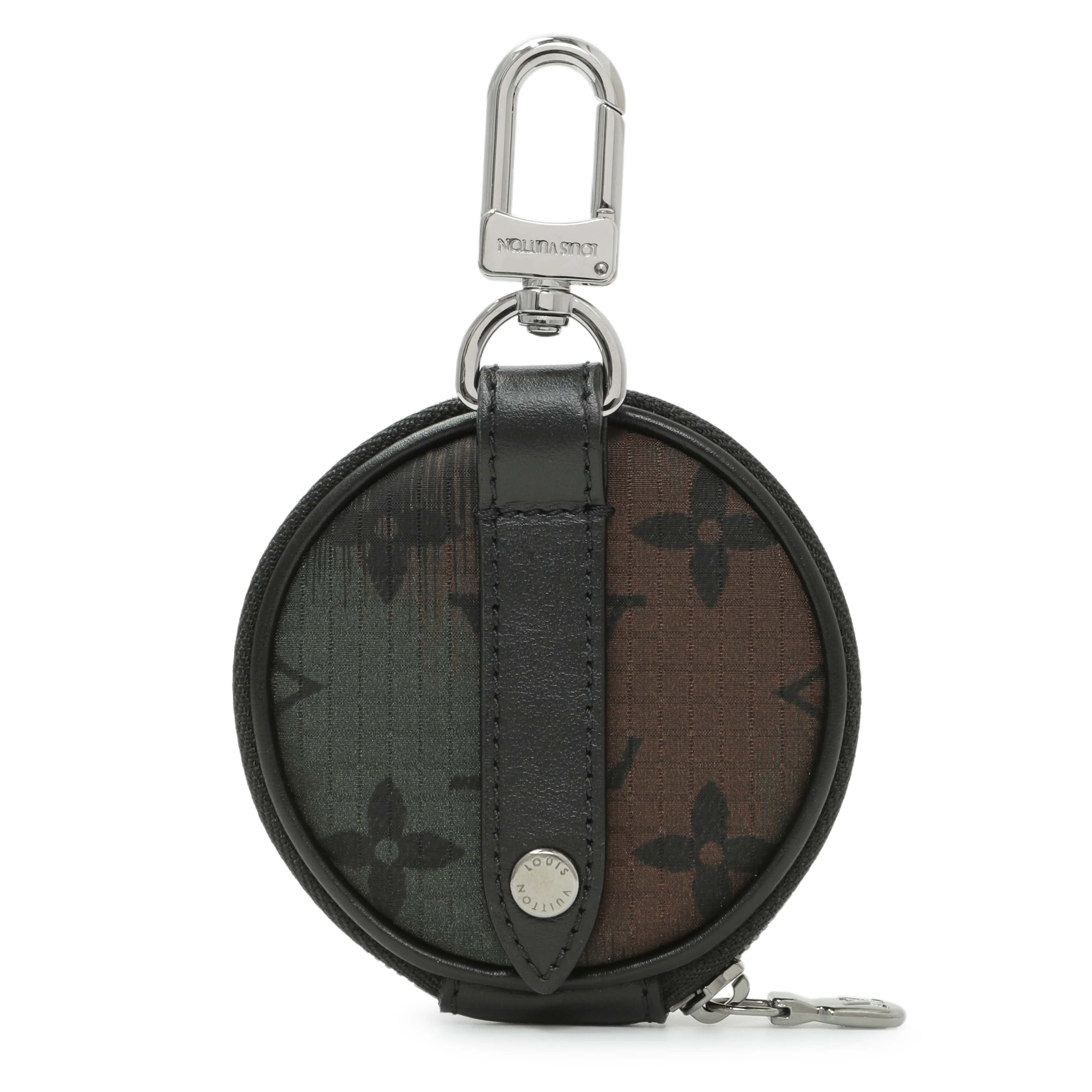 Louis Vuitton Camouflage Monogram Nylon Round Coin Pouch - Image 2