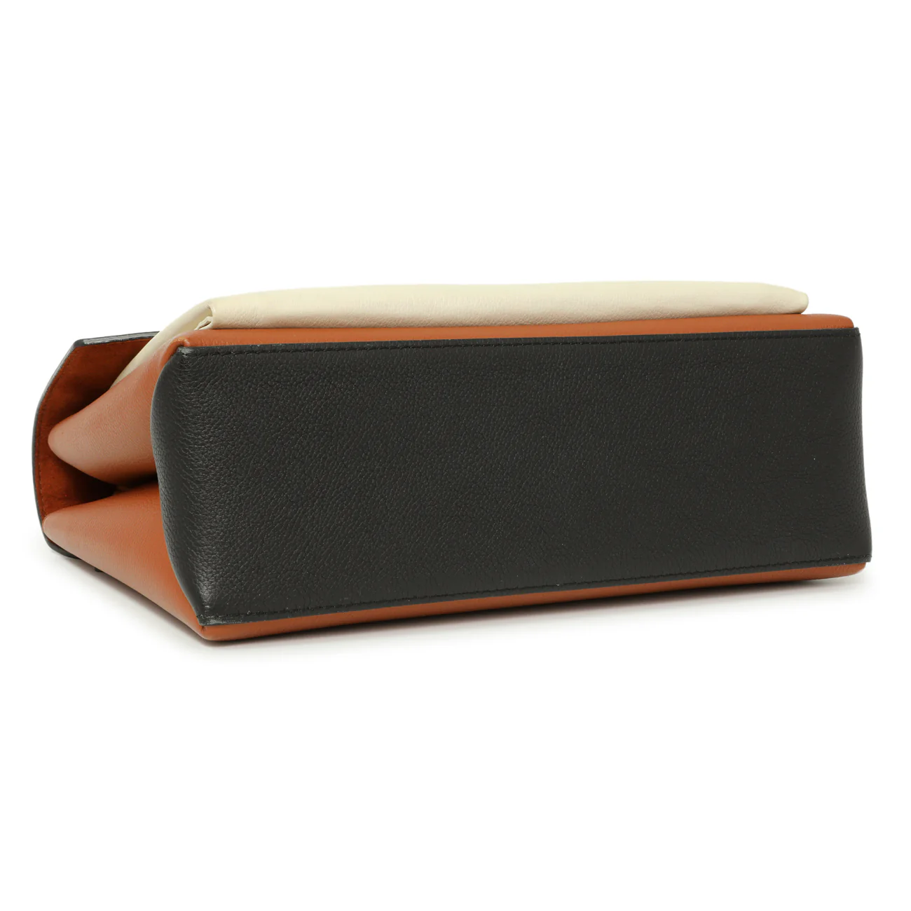 Louis Vuitton Caramel Creme Black Soft Calfskin My Lockme Top Handle - Image 3
