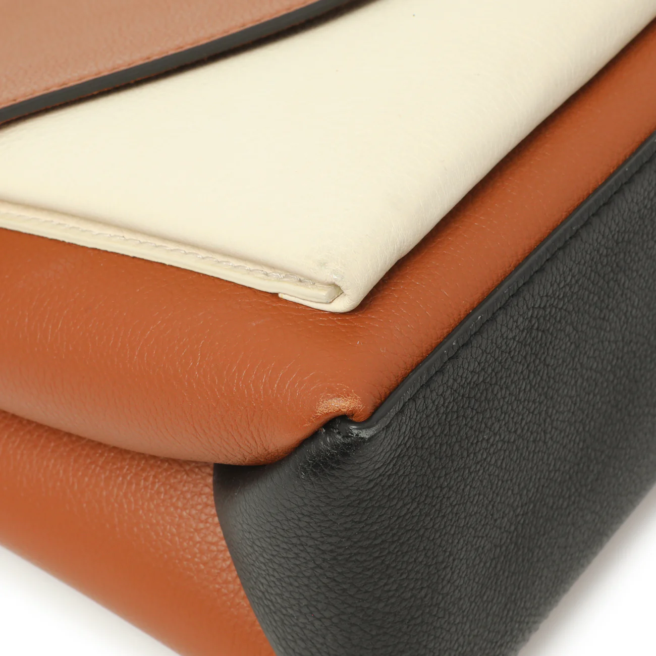 Louis Vuitton Caramel Creme Black Soft Calfskin My Lockme Top Handle - Image 4