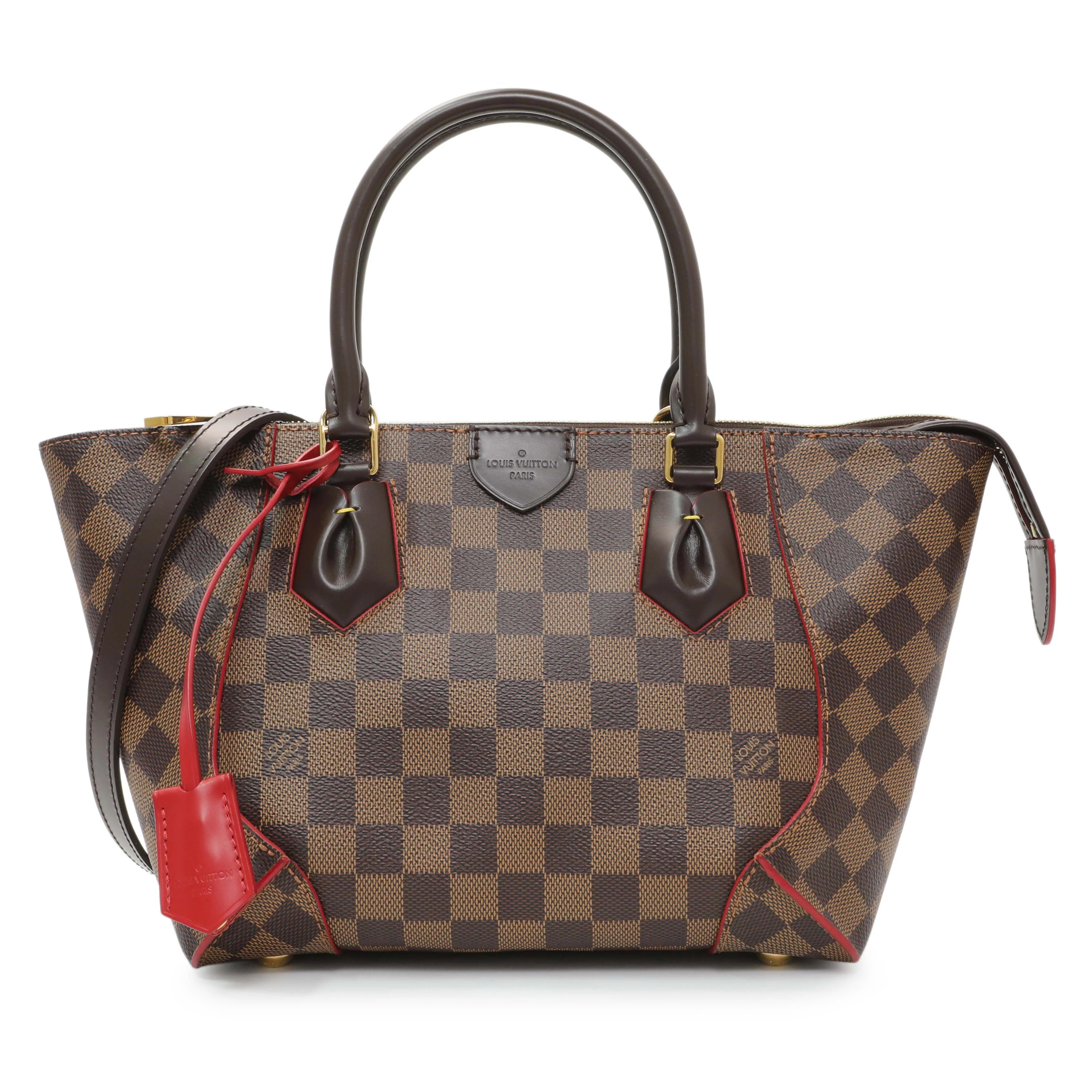 Louis Vuitton Cherry Damier Ebene Caissa Tote PM