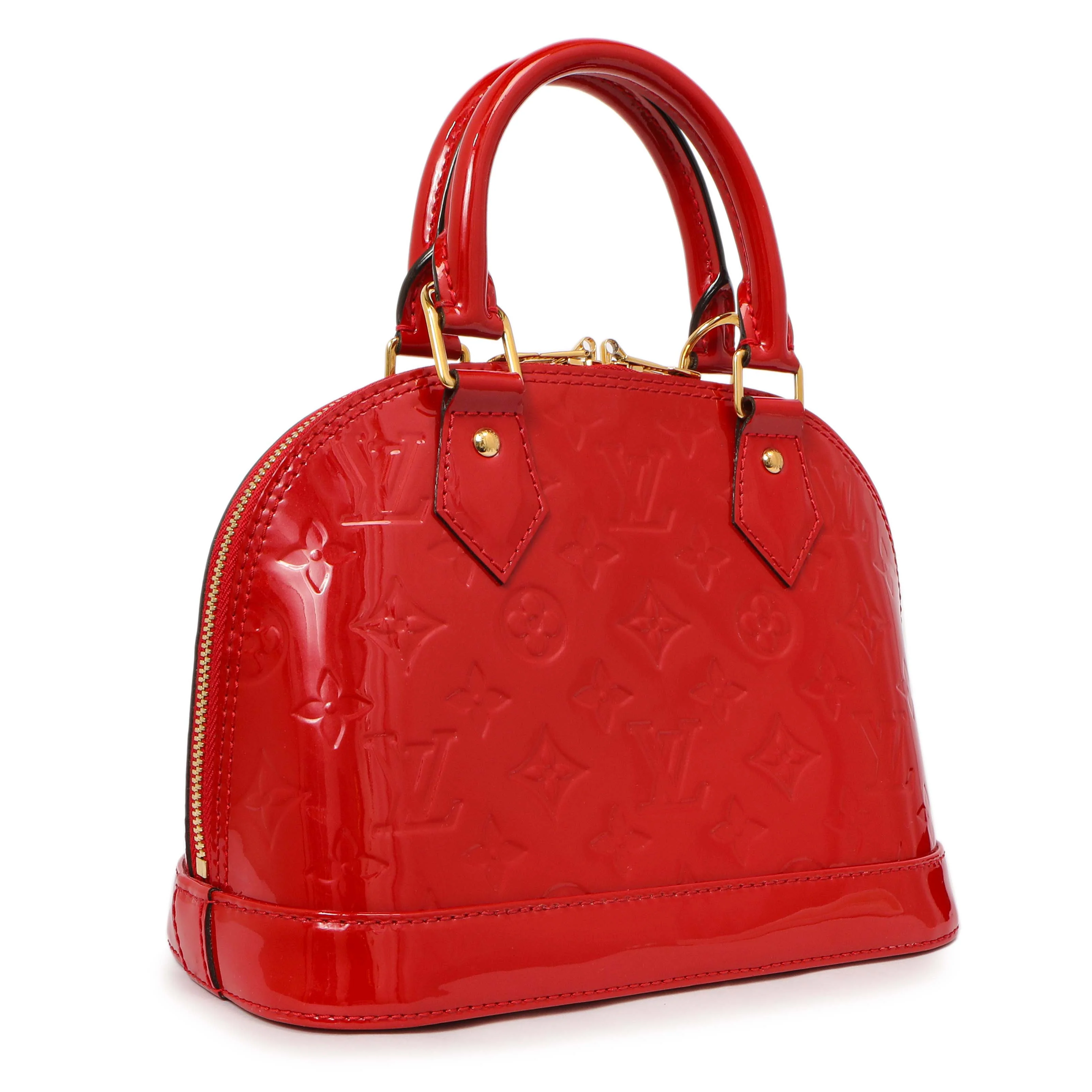Louis Vuitton Cherry Vernis Alma BB - Image 2