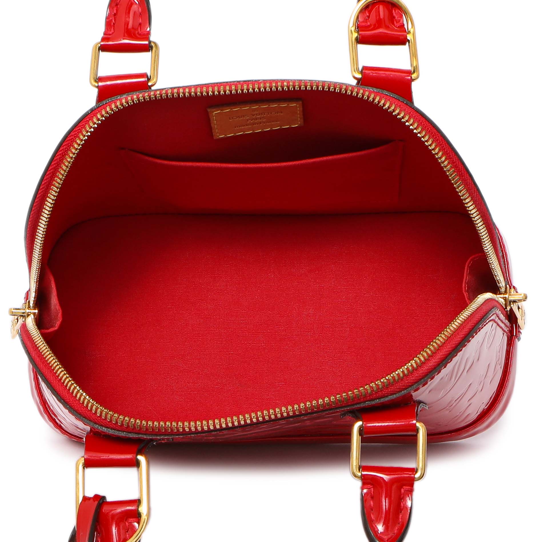 Louis Vuitton Cherry Vernis Alma BB - Image 4