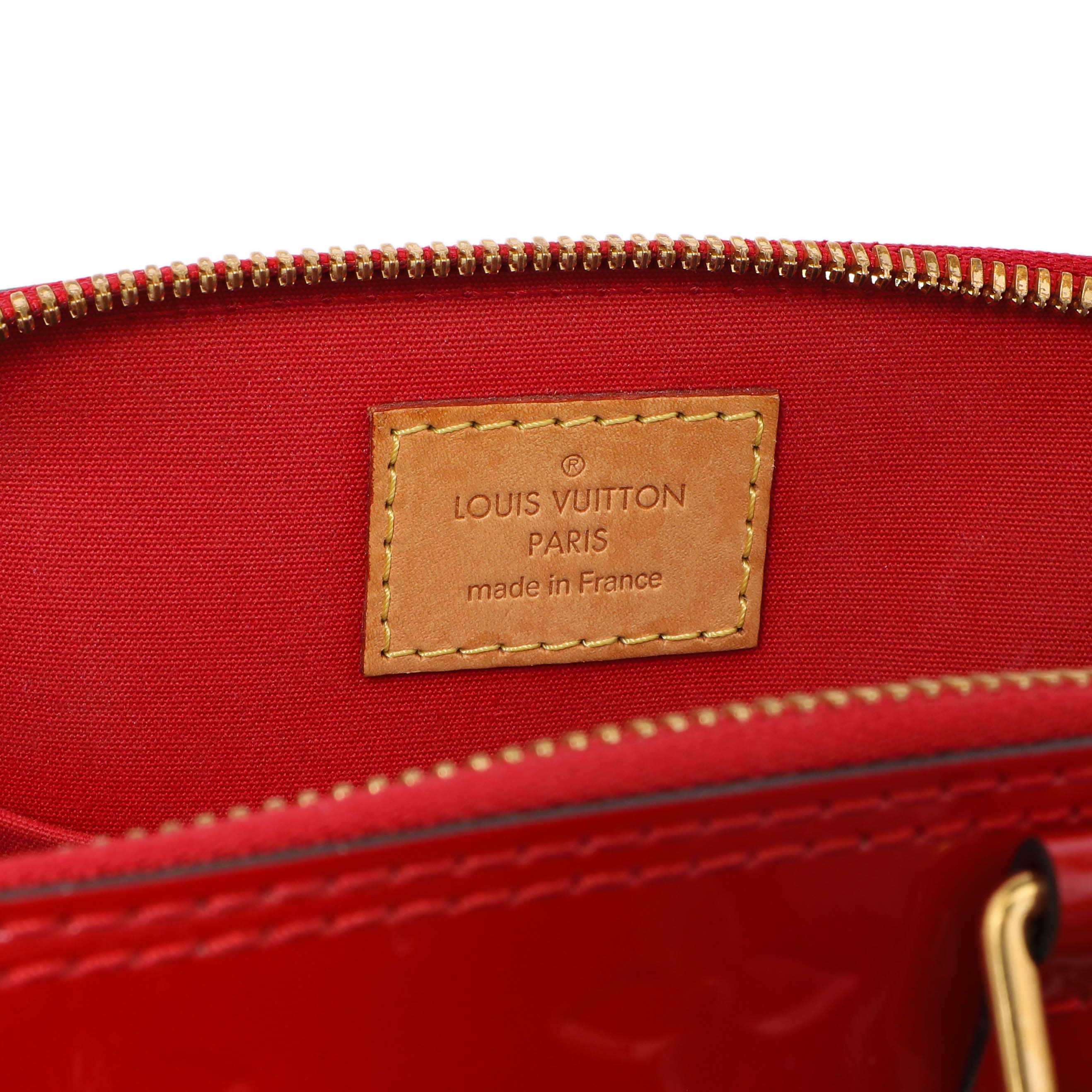 Louis Vuitton Cherry Vernis Alma BB - Image 5