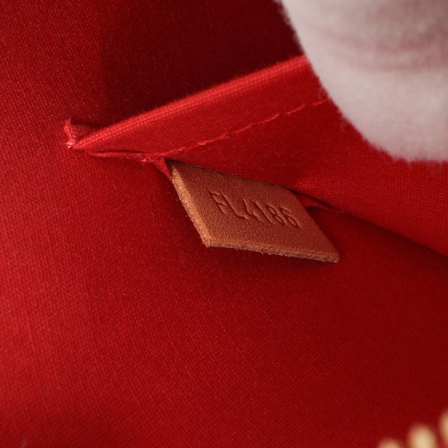 Louis Vuitton Cherry Vernis Alma BB - Image 6