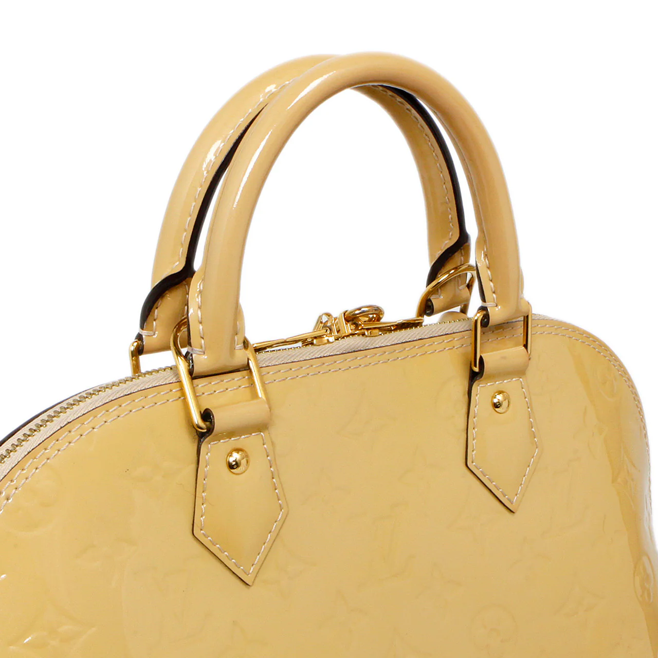 Louis Vuitton Citrine Vernis Alma PM - Image 10