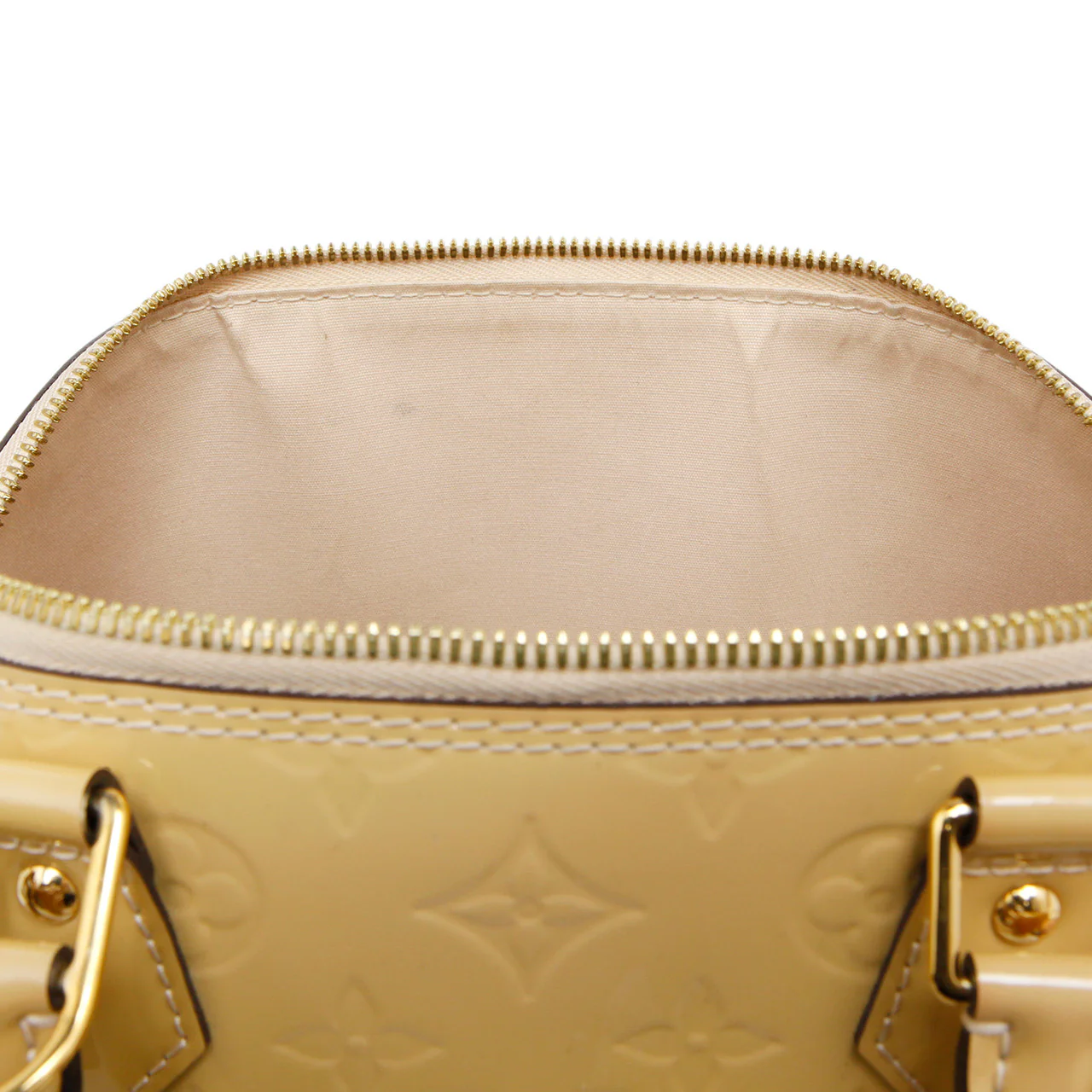 Louis Vuitton Citrine Vernis Alma PM - Image 12