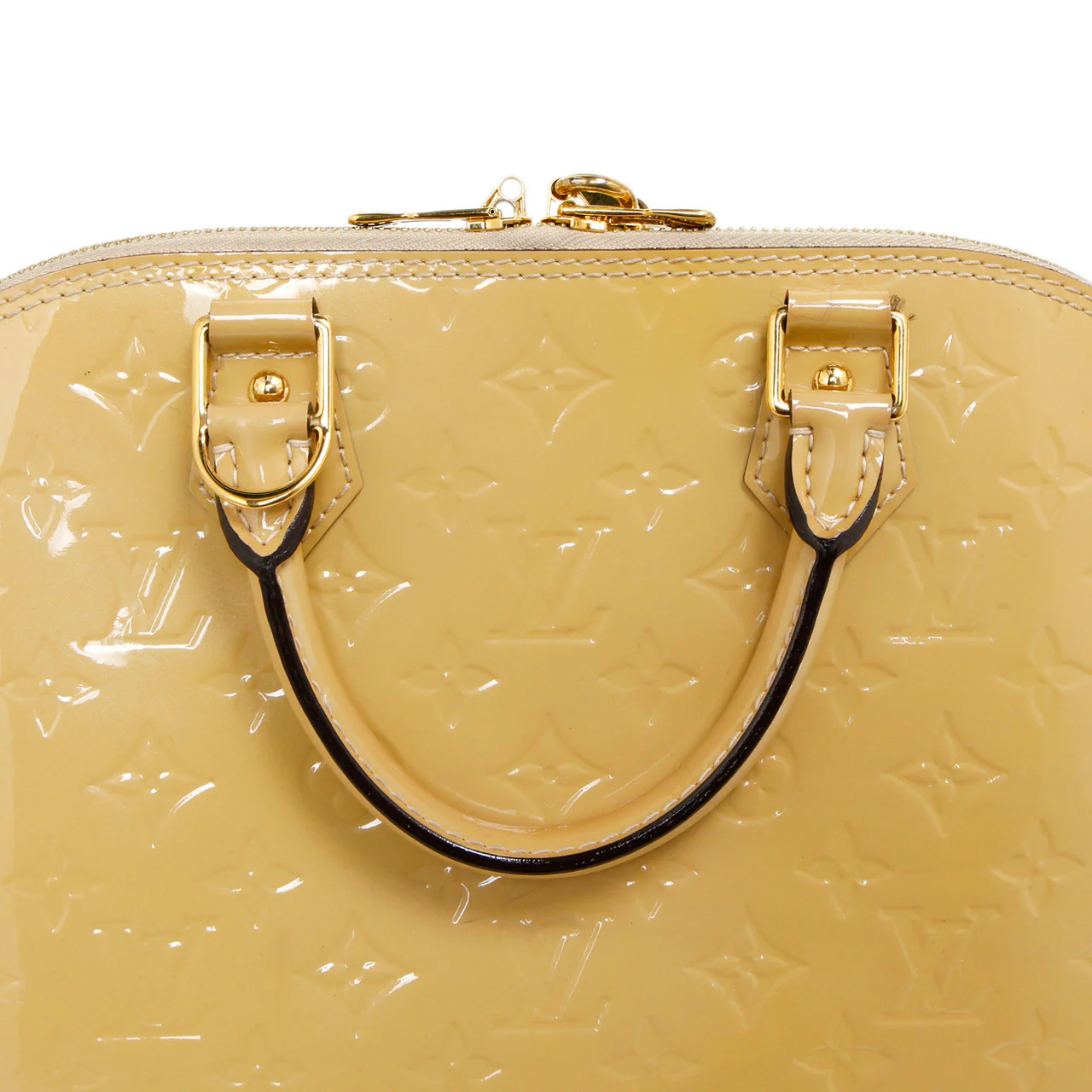 Louis Vuitton Citrine Vernis Alma PM - Image 13