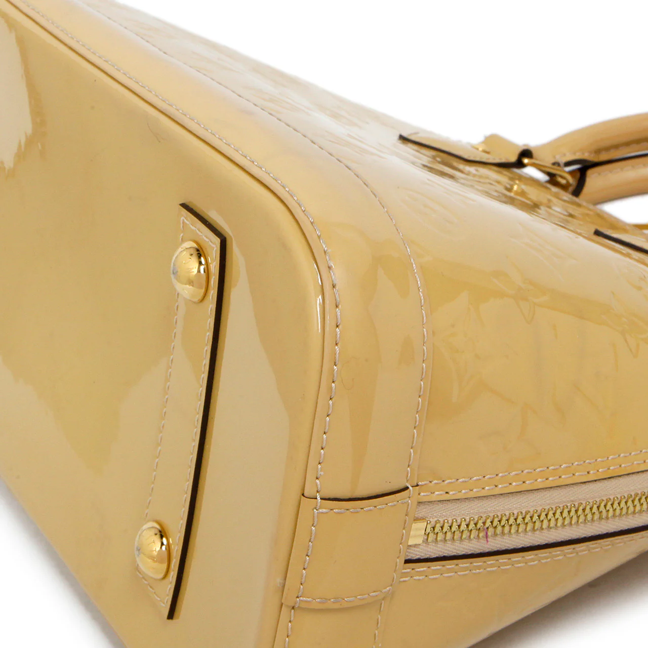 Louis Vuitton Citrine Vernis Alma PM - Image 14