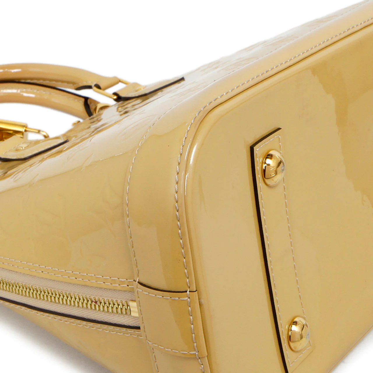 Louis Vuitton Citrine Vernis Alma PM - Image 15