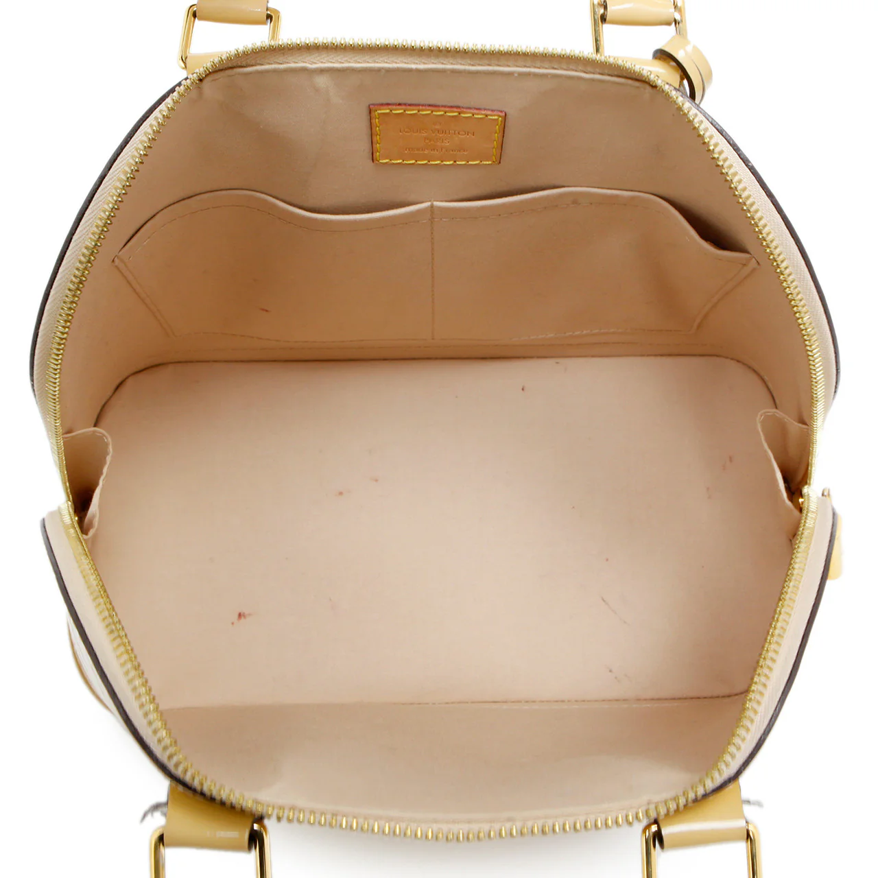 Louis Vuitton Citrine Vernis Alma PM - Image 8