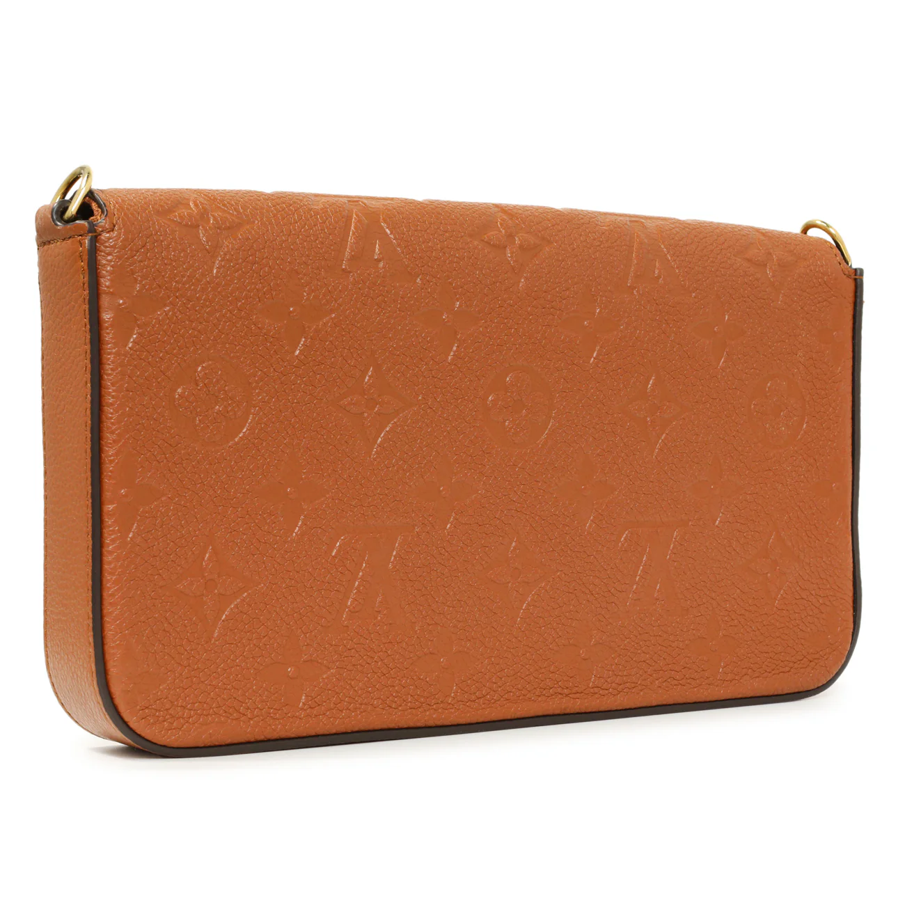Louis Vuitton Cognac Empreinte Pochette Felicie Chain Wallet - Image 3