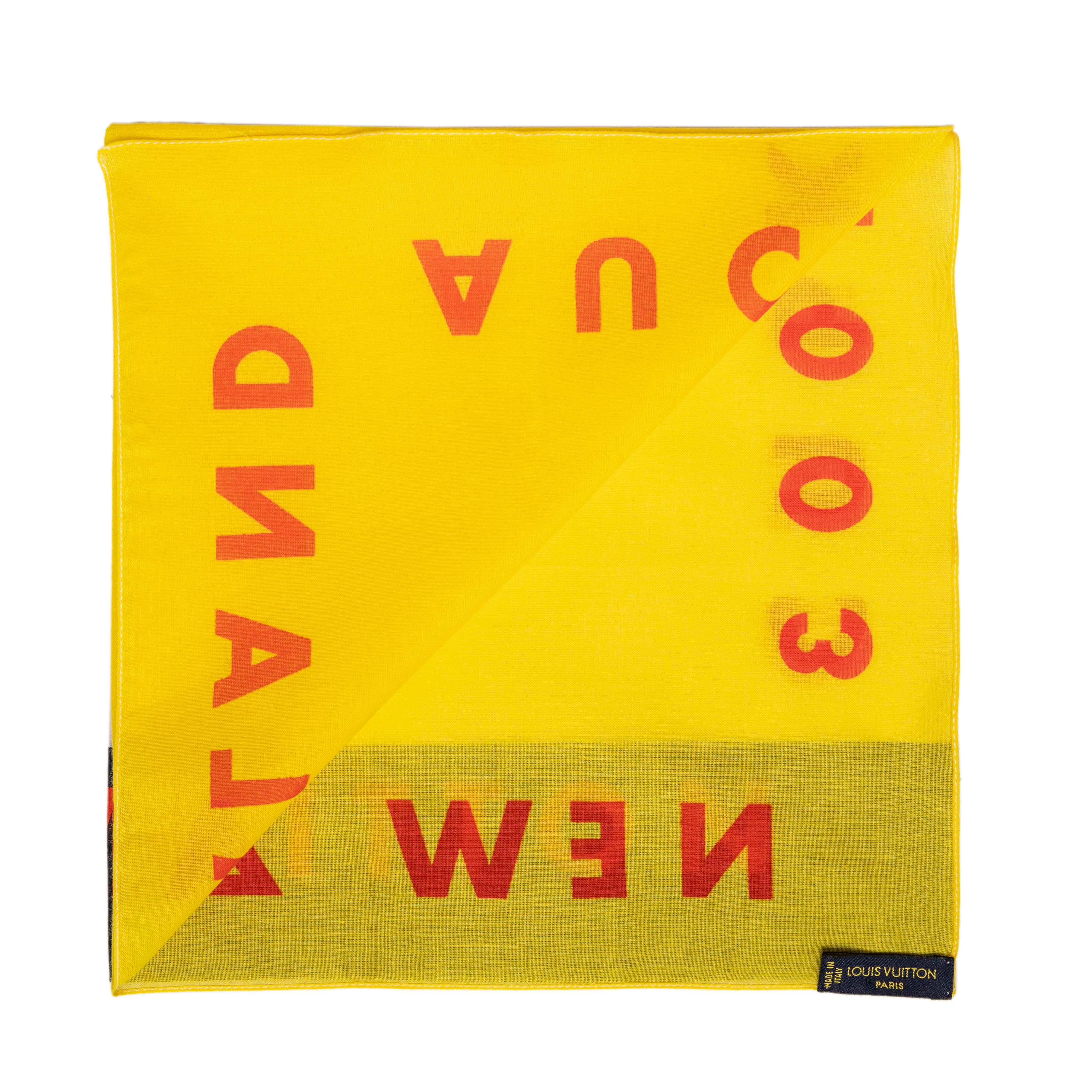 Louis Vuitton Cotton New Zealand Cup Bandana - Image 3